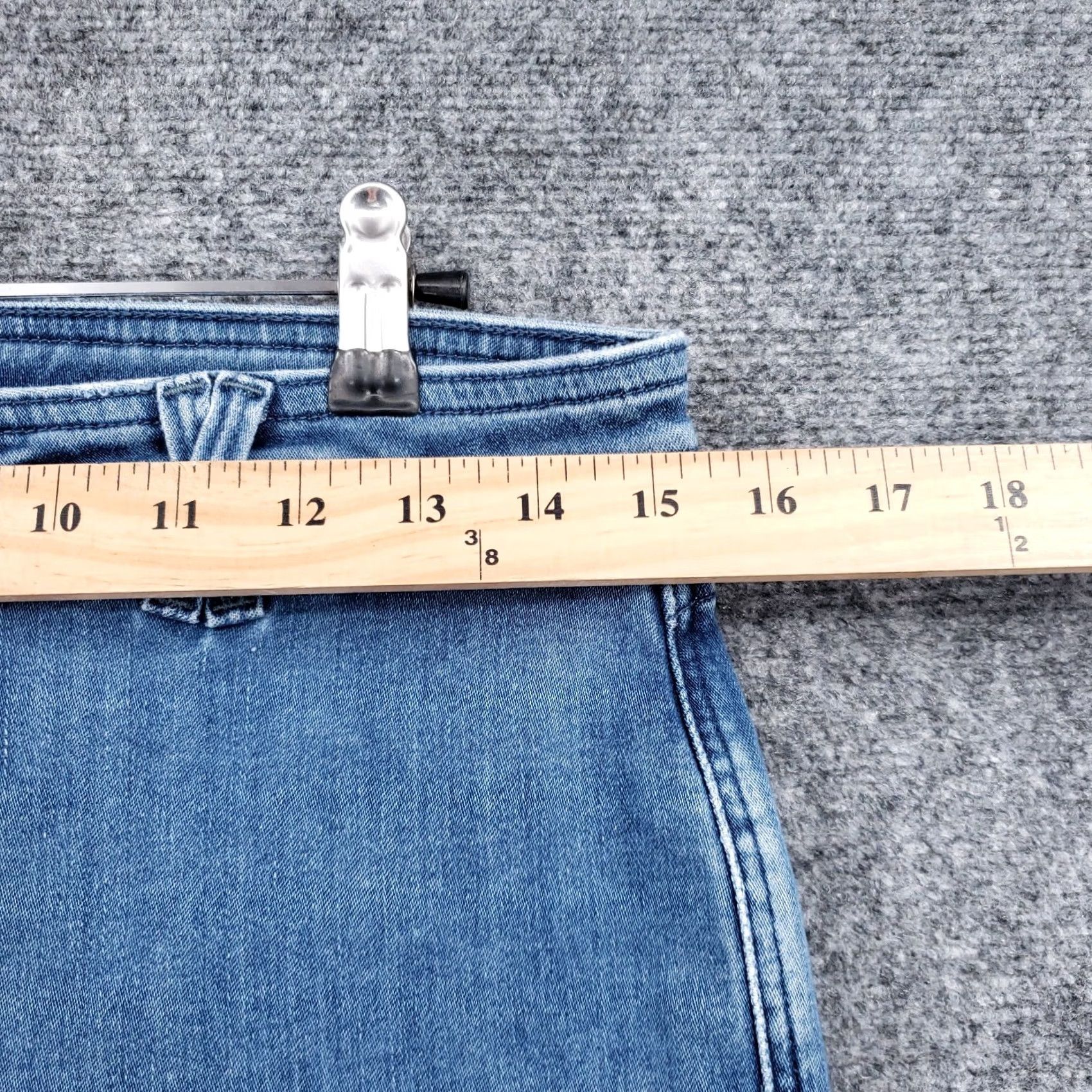 NYDJ NYDJ Ami Jeans Womens 8 Blue Skinny Hi Rise LiftxTuck Medium Wash Stretch Denim Size 30" / US 8 / IT 44 - 7 Thumbnail