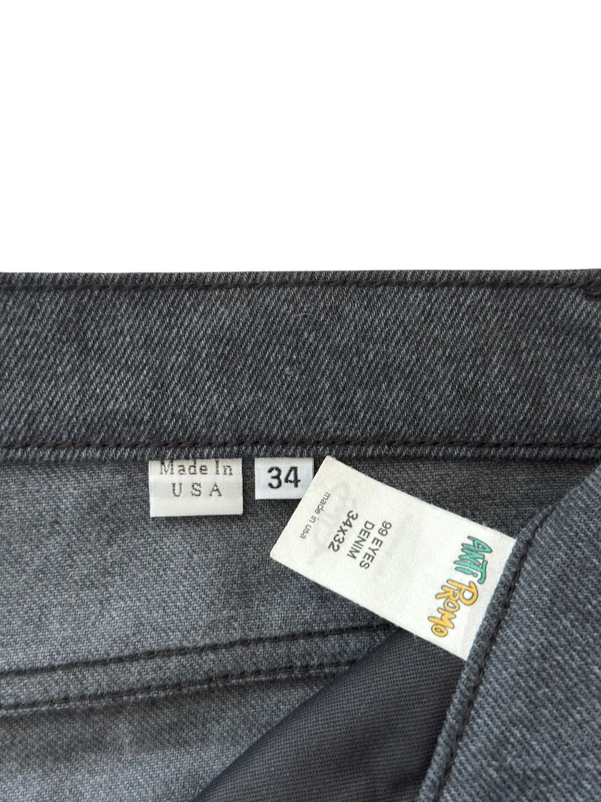Matty Boy Matty Boy ‘99 Eyes’ Black Denim Jeans Size US 34 / EU 50 - 9 Thumbnail