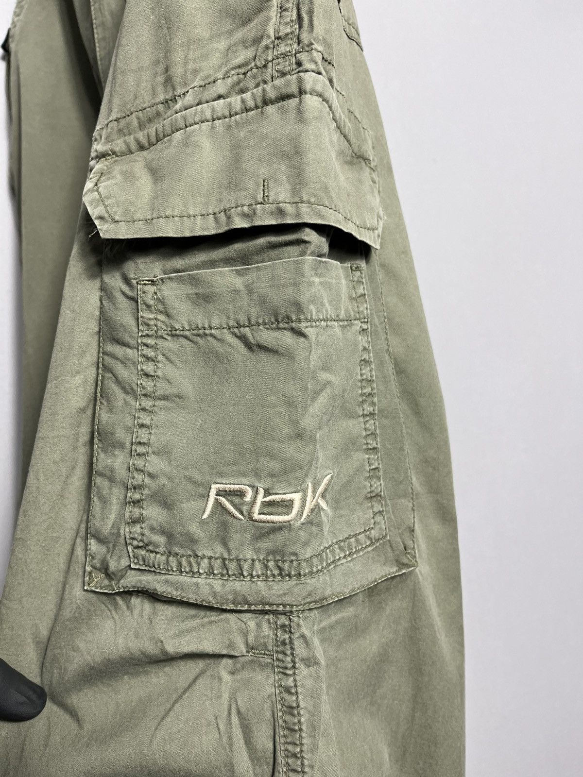 Reebok × Vintage Reebok cargo pants military tactical cotton pockets Size US 32 / EU 48 - 4 Thumbnail