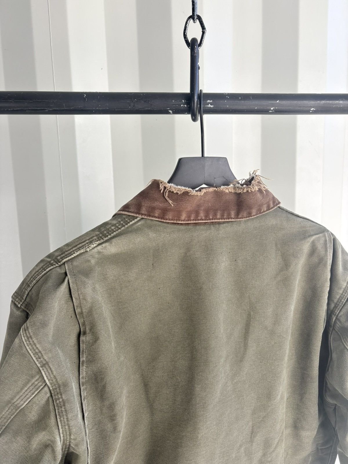 Carhartt Vintage Carhartt Detroit Faded Thrashed Jacket GRUNGE Boxy Size US L / EU 52-54 / 3 - 5 Thumbnail