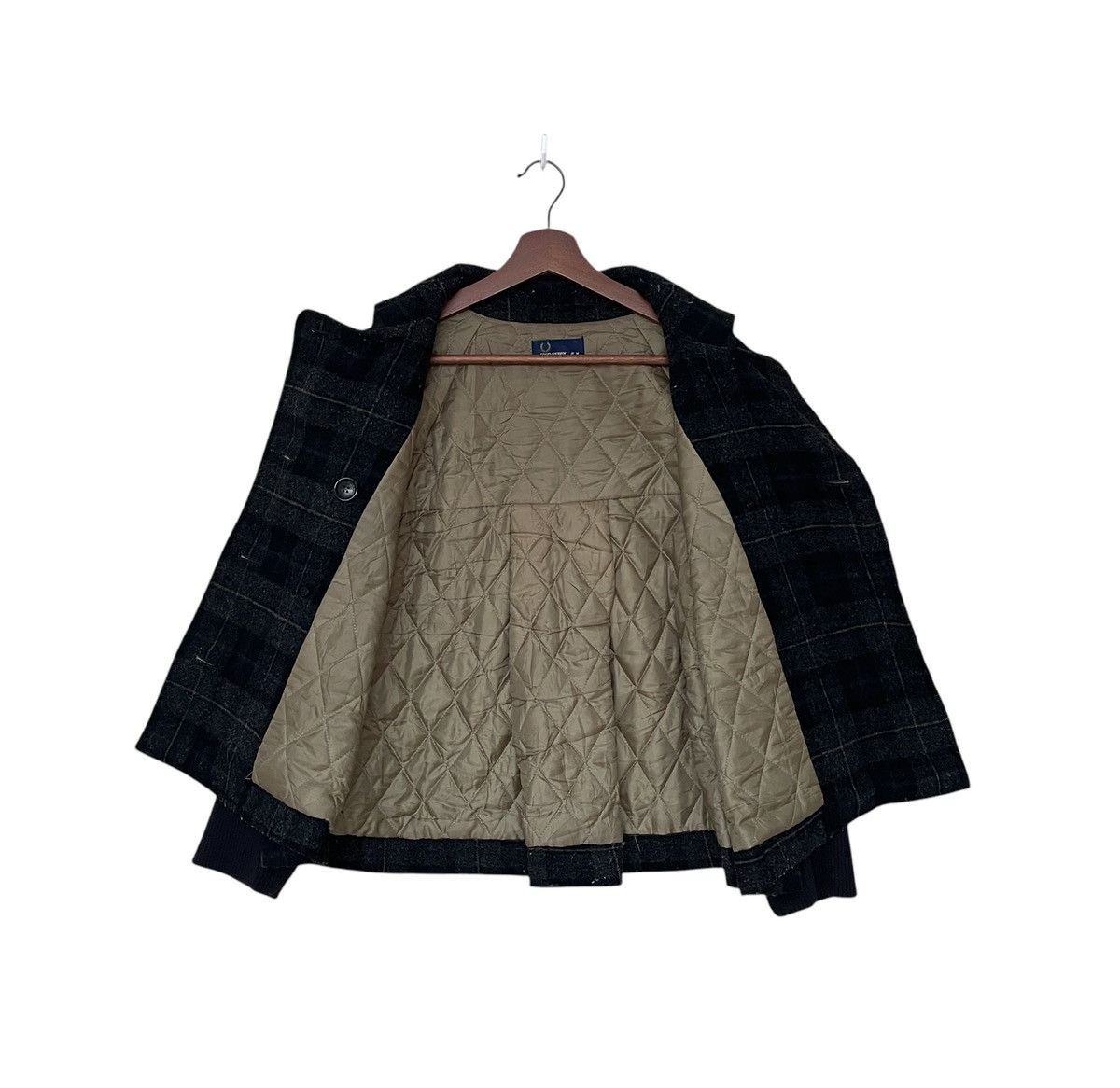 Fred Perry × Vintage Vintage Brand Fred Perry Wool Jacket 2000s Size US M / EU 48-50 / 2 - 2 Thumbnail