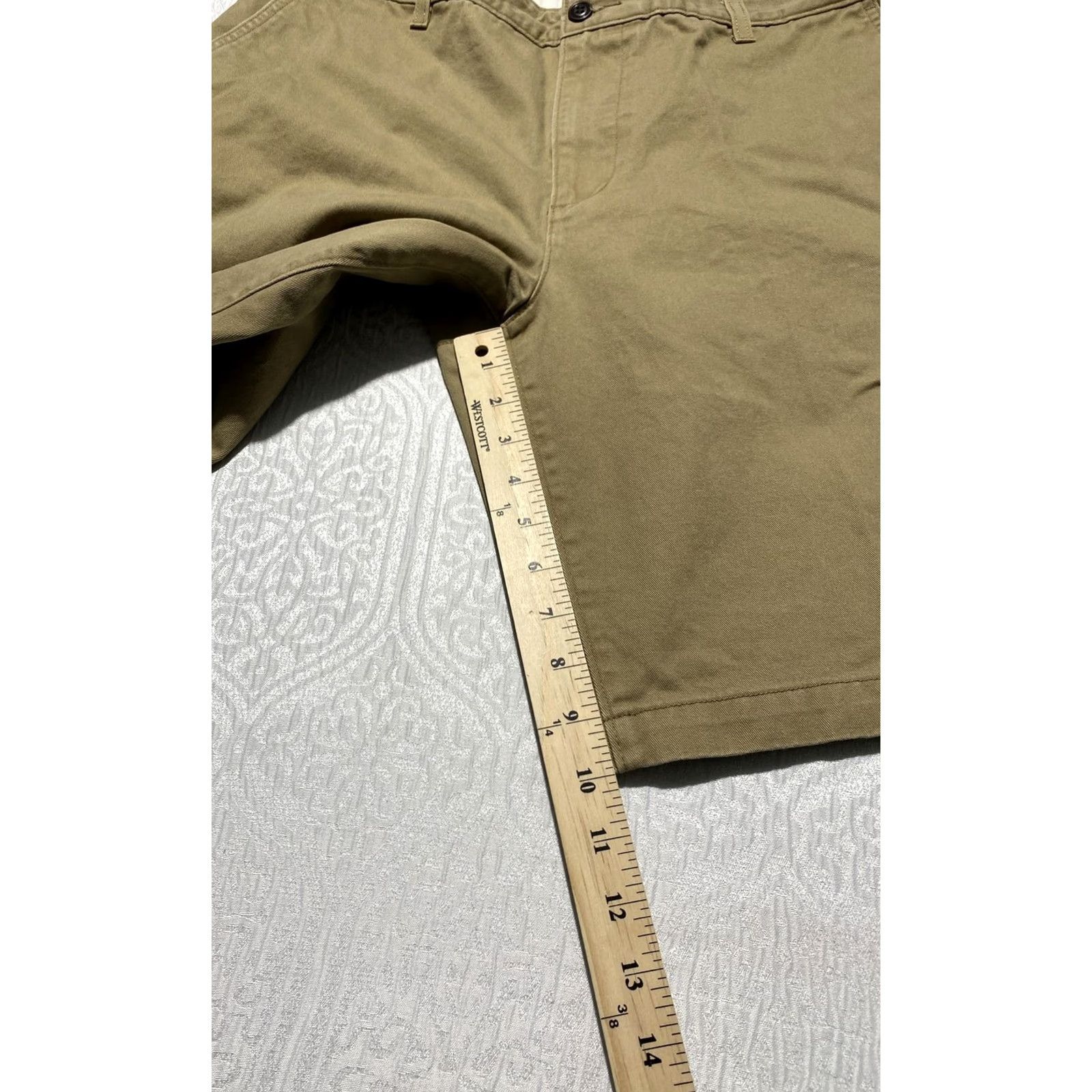 Dockers DOCKERS Shorts Mens 36 Brown Khaki Chino Flat Front Canvas Casual Pockets Voyage 90s Mens Size US 36 / EU 52 - 5 Thumbnail
