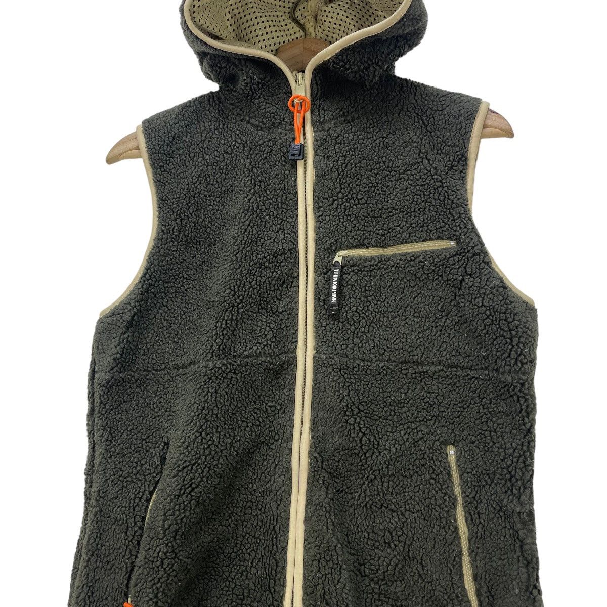 Vandy The Pink Japanese Brand The Pink Deep Pile Fleece Hoodie Vest Jacket Size US M / EU 48-50 / 2 - 3 Thumbnail