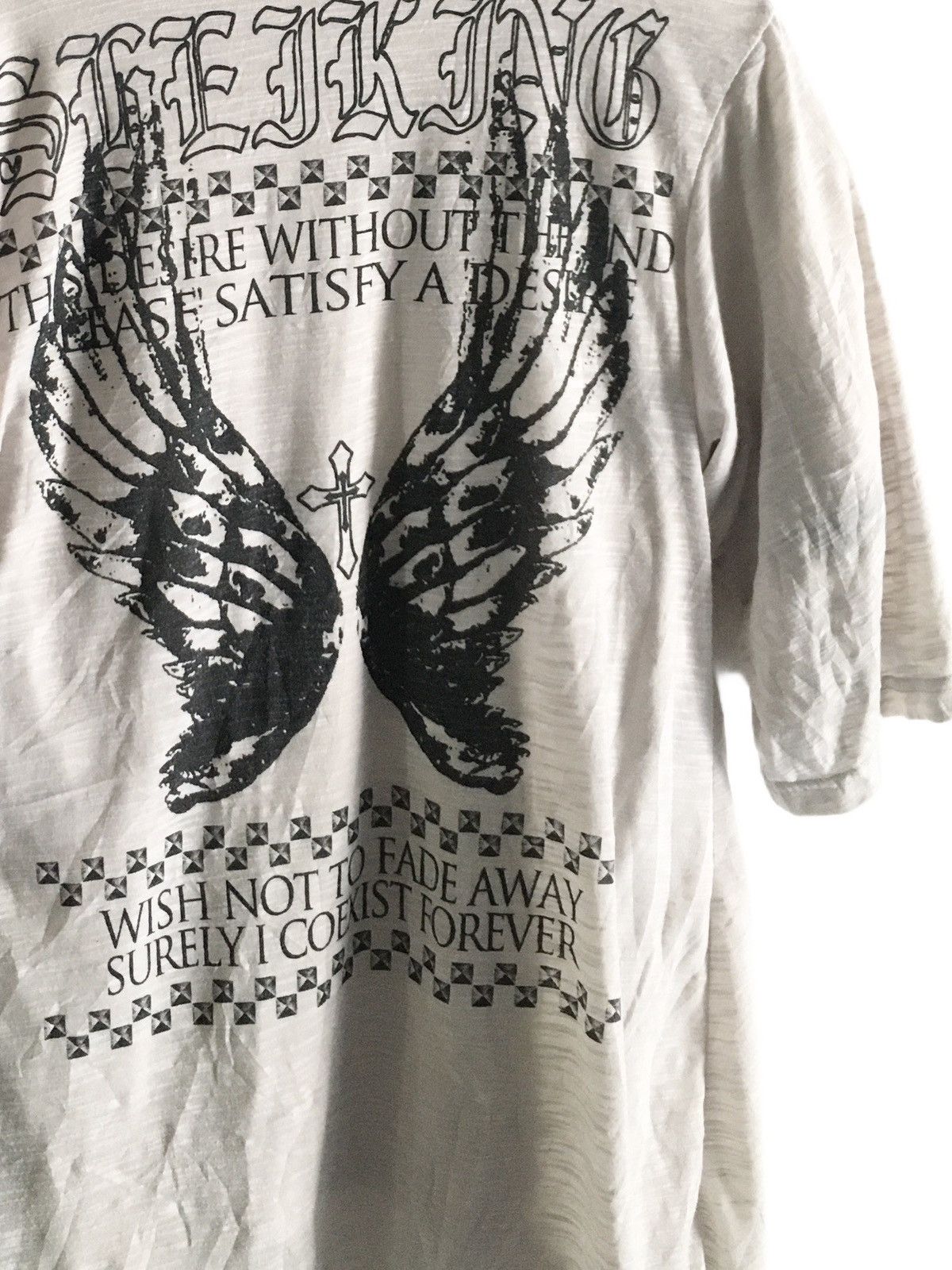 If Six Was Nine × Japanese Brand × Le Grande Bleu (L.G.B.) JAPANESE EDGE LINE ROBE POEM GOTHIC SEDITIONARIES PUNK STYLE Size US L / EU 52-54 / 3 - 5 Thumbnail