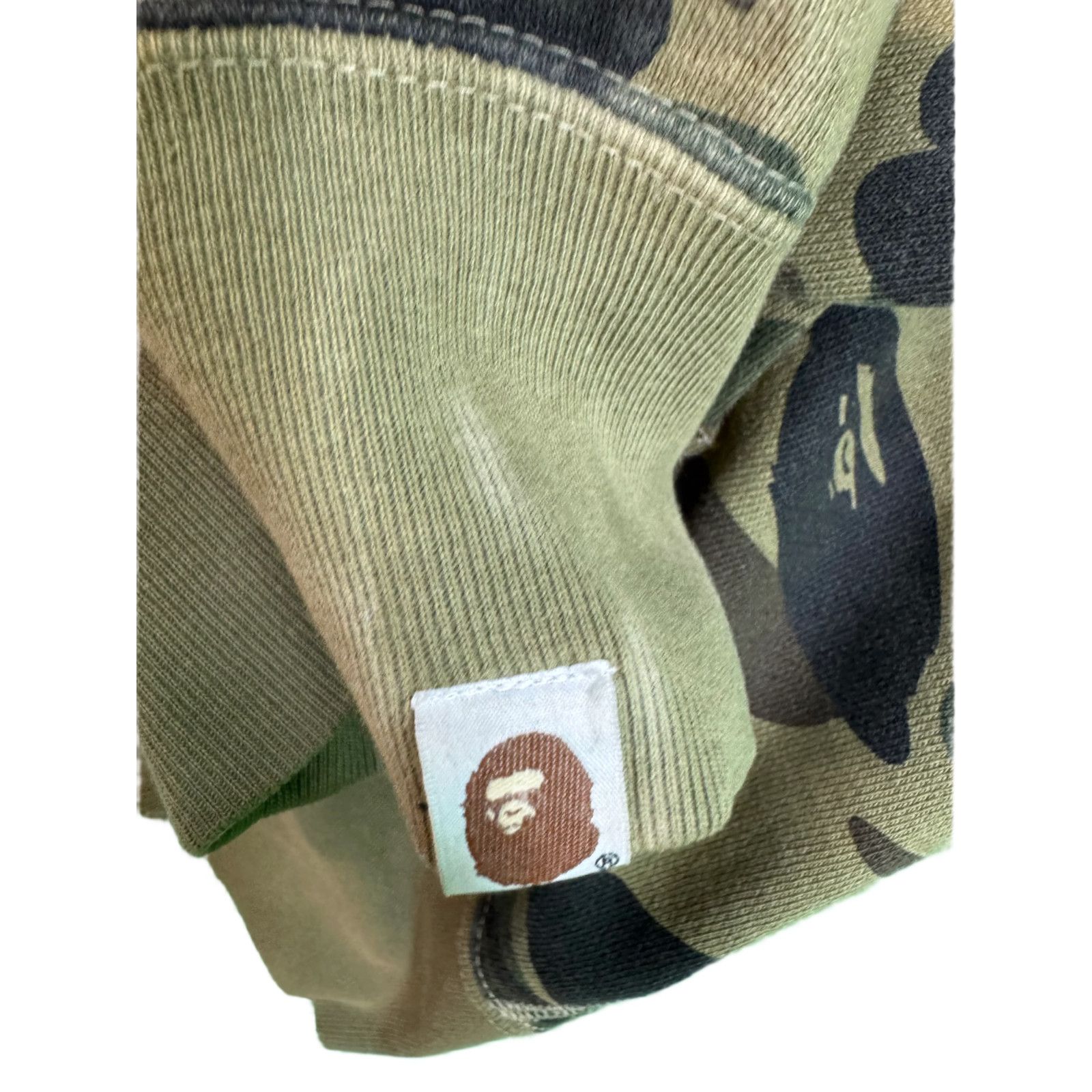 Bape BAPE Green Camo Shark Zip Up Hoodie Size US M / EU 48-50 / 2 - 5 Thumbnail