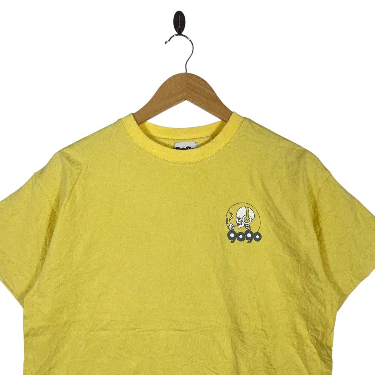 Vintage 9090 Skull Headphones Graphic T-Shirt | Japanese Streetwear Size US M / EU 48-50 / 2 - 3 Thumbnail