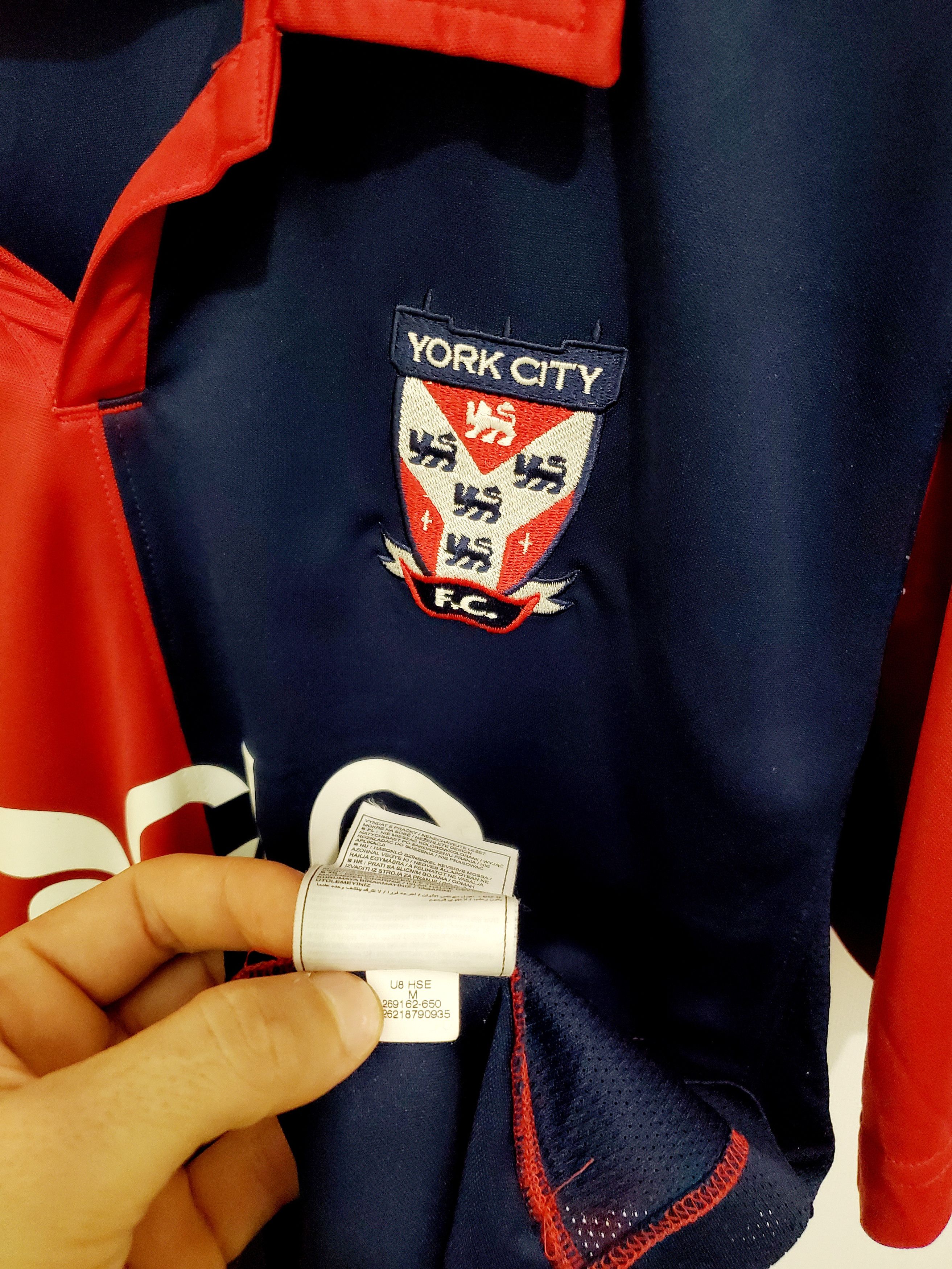 Nike × Vintage Vintage York City FC 2008-09 Home jersey perfect condition Size US M / EU 48-50 / 2 - 5 Thumbnail