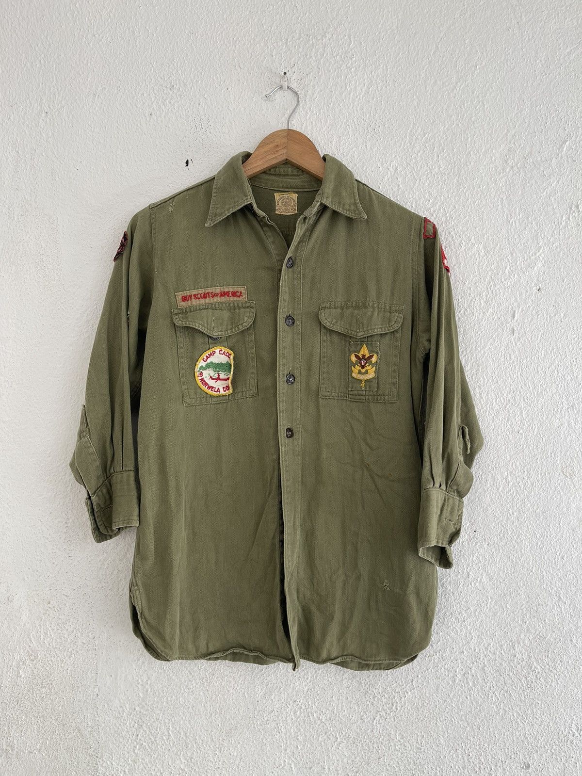 Vintage Vintage 50’s Boy Scouts of America Button Shirt Size US M / EU 48-50 / 2 - 1 Thumbnail