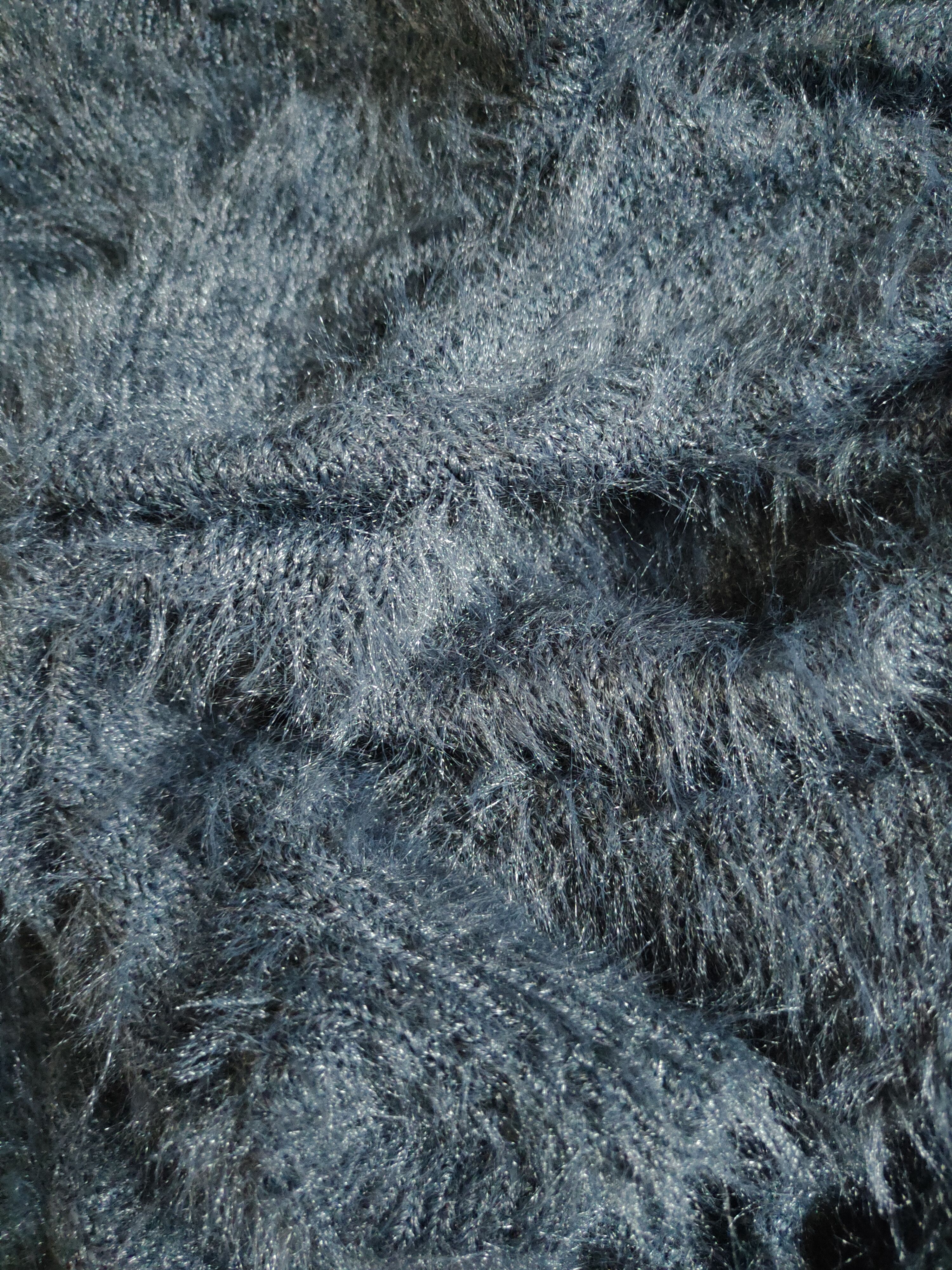 Japanese Brand × Vintage Vintage Khalita Navy Fur Mohair Knitwear like krisvanassche Size M / US 6-8 / IT 42-44 - 10 Thumbnail