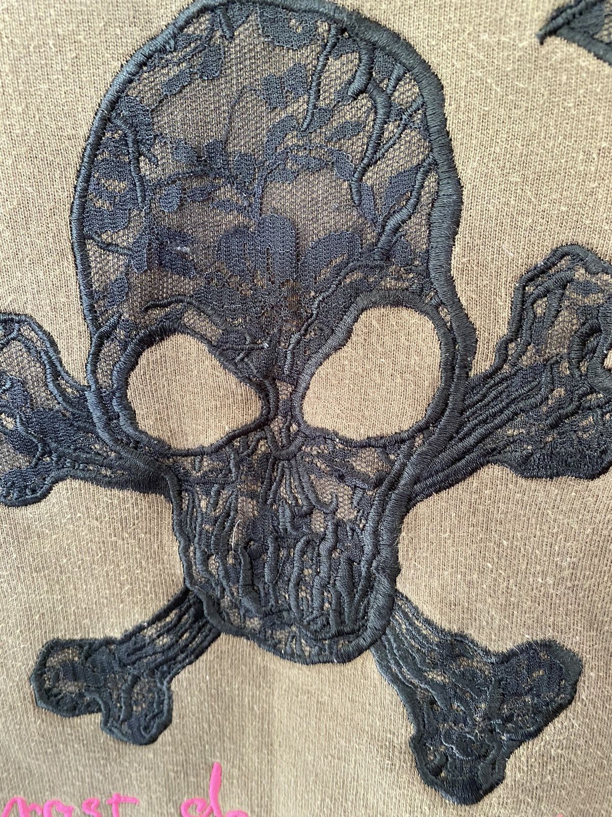 Japanese Brand Vtg Algonquins Japanese Punk Skull and poem padded hoodie Size M / US 6-8 / IT 42-44 - 5 Thumbnail