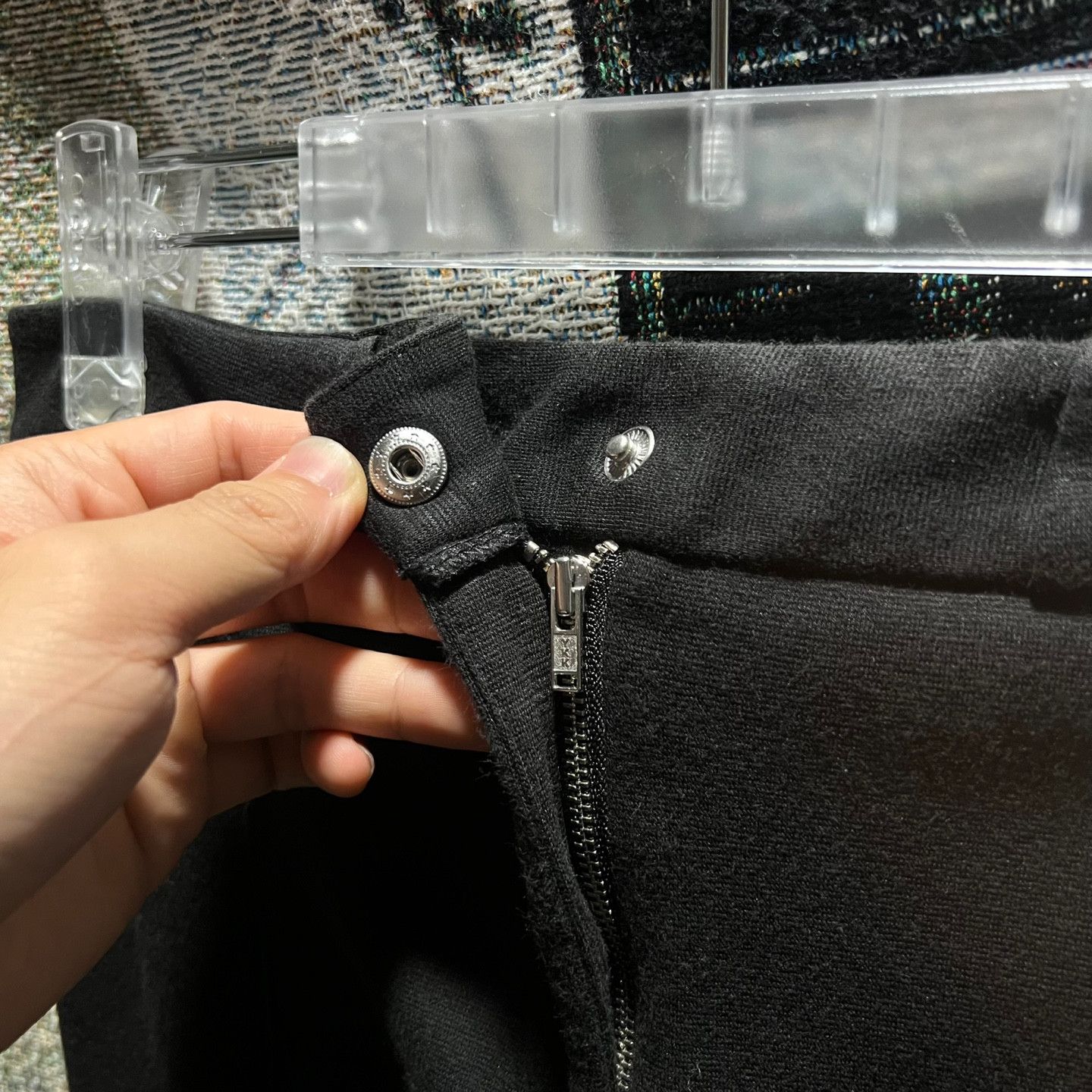 Alexander Wang Alexander Wang Back Zipper Mini Skirt Black Size 29" - 3 Thumbnail