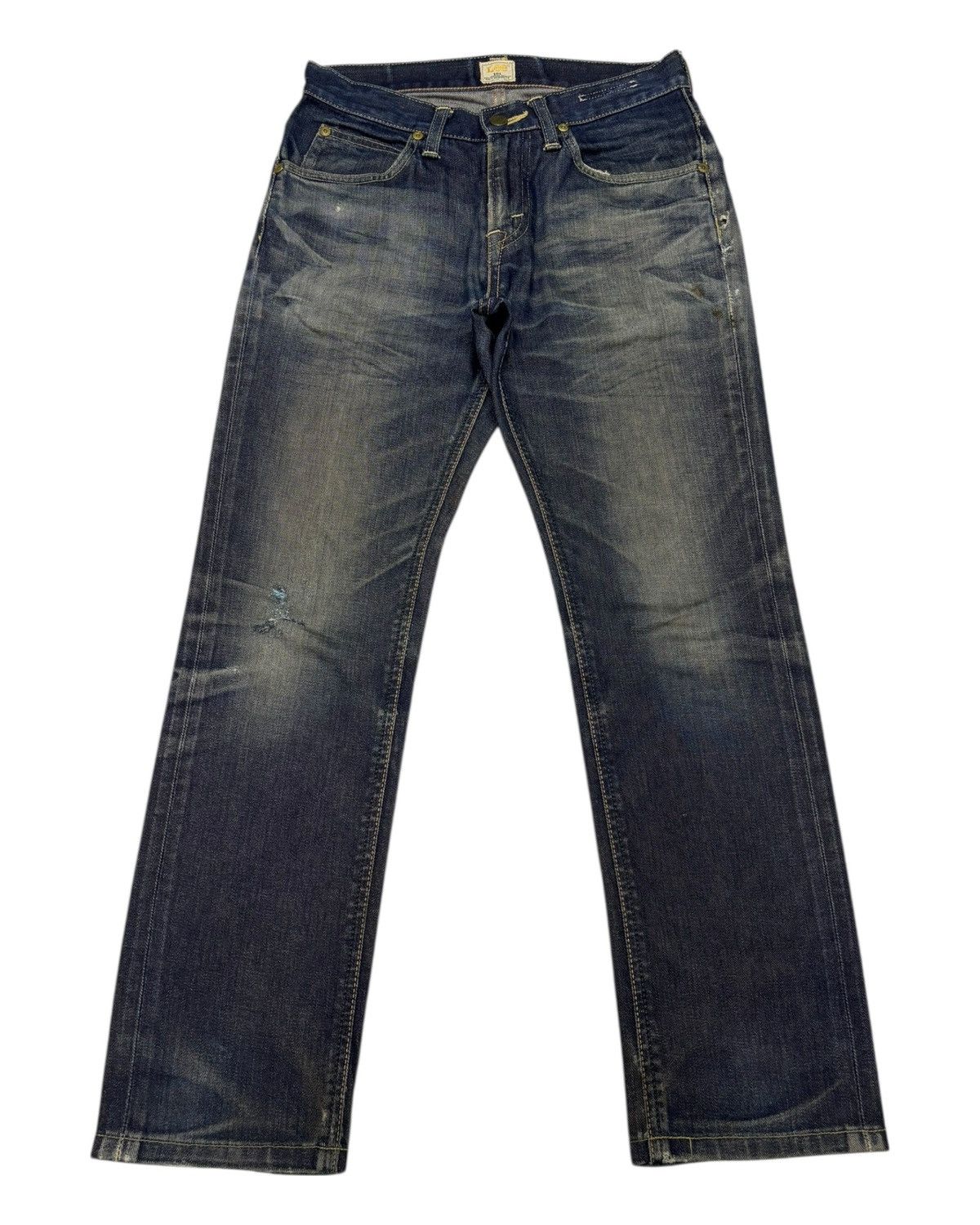 Lee 🔥LEE 101 DISTRESSED AGED DENIM JEANS Size US 27 - 1 Thumbnail