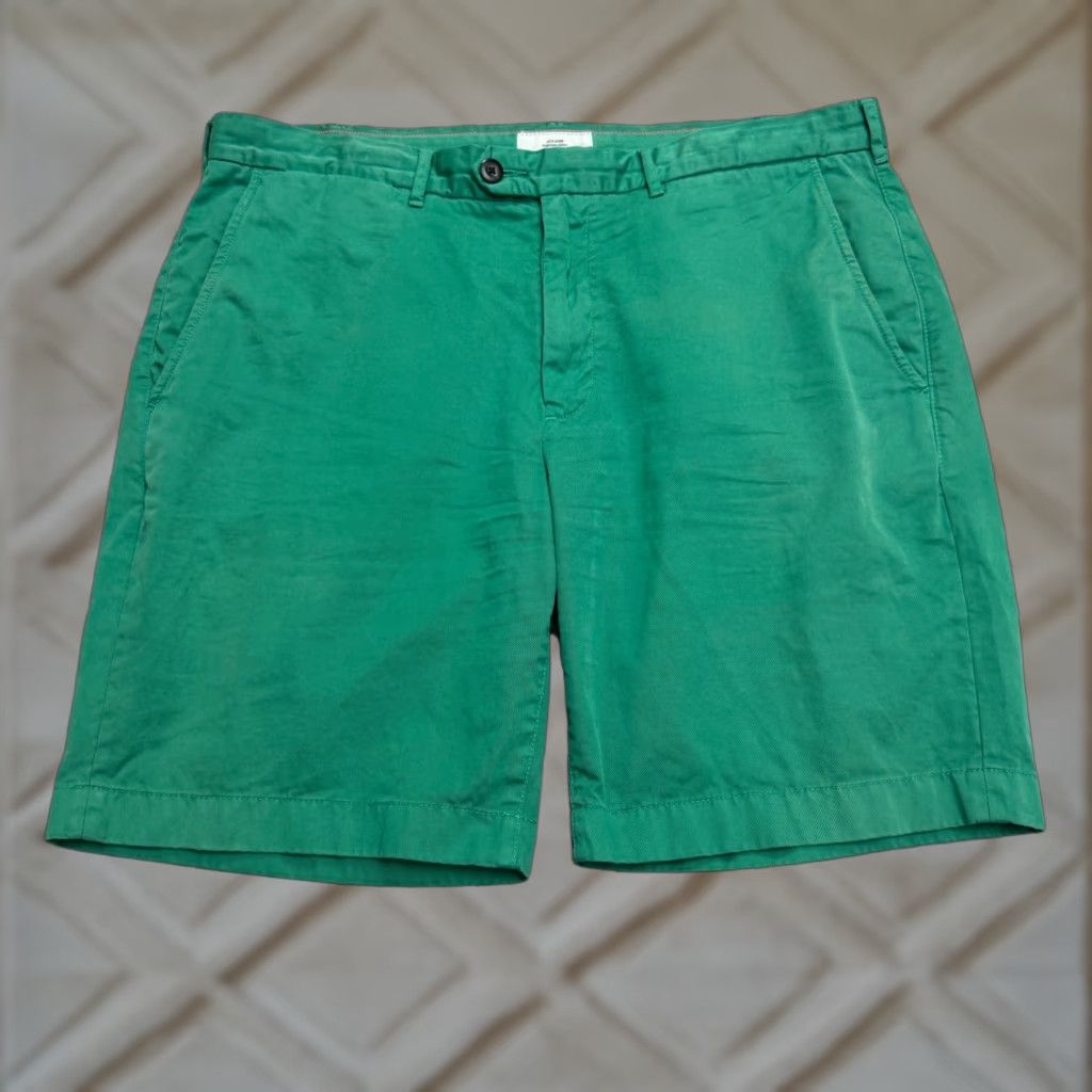 Vintage VINTAGE Jack Spade Bleecker Street New York Chino Shorts Mens 38 Green Flat Front Cotton Regular Inseam 9in Casual Preppy City Men Size US 38 / EU 54 - 1 Thumbnail