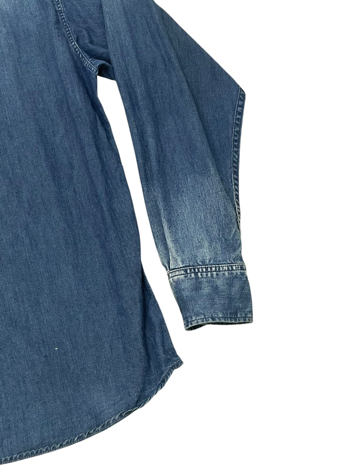 45rpm Indigo Blue 45rpm Westerner Pullover Shirt 7🟩0 Size US L / EU 52-54 / 3 - 14 Thumbnail