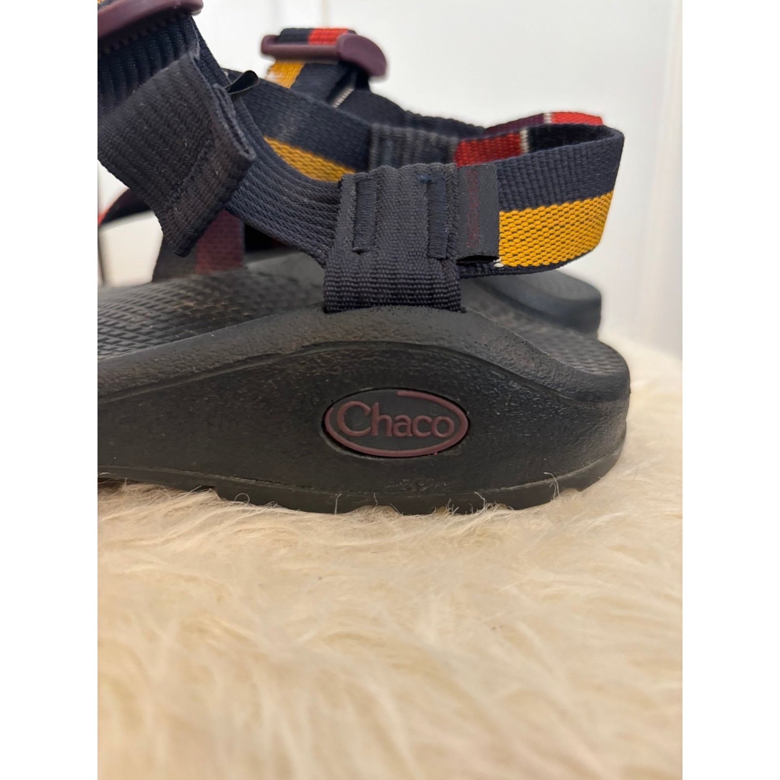 Chaco Chaco Mega Z/Cloud sandal straps Blocboum Red pattern size 6 Size US 6 / IT 36 - 6 Thumbnail