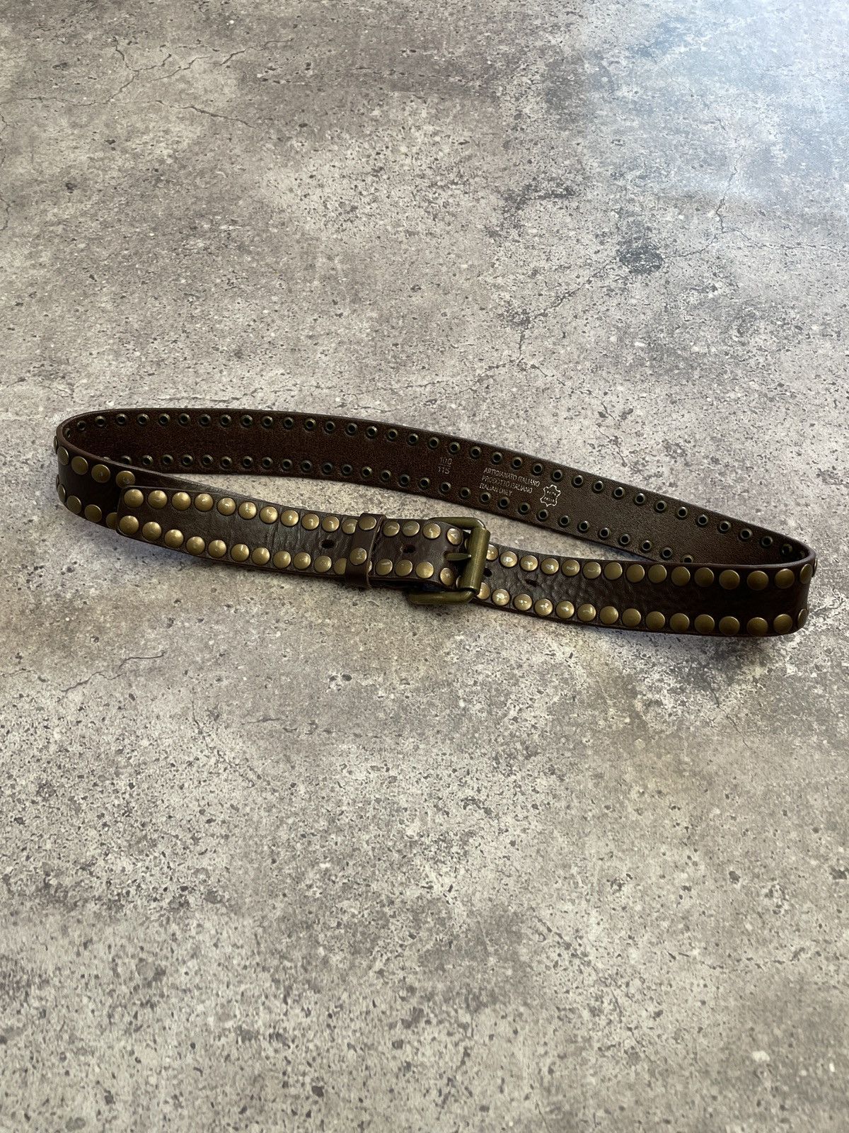 Hysteric Glamour Vintage Belt Y2K Rhinestones Punk Leather Belts size 34/36 Size 34 - 10 Thumbnail