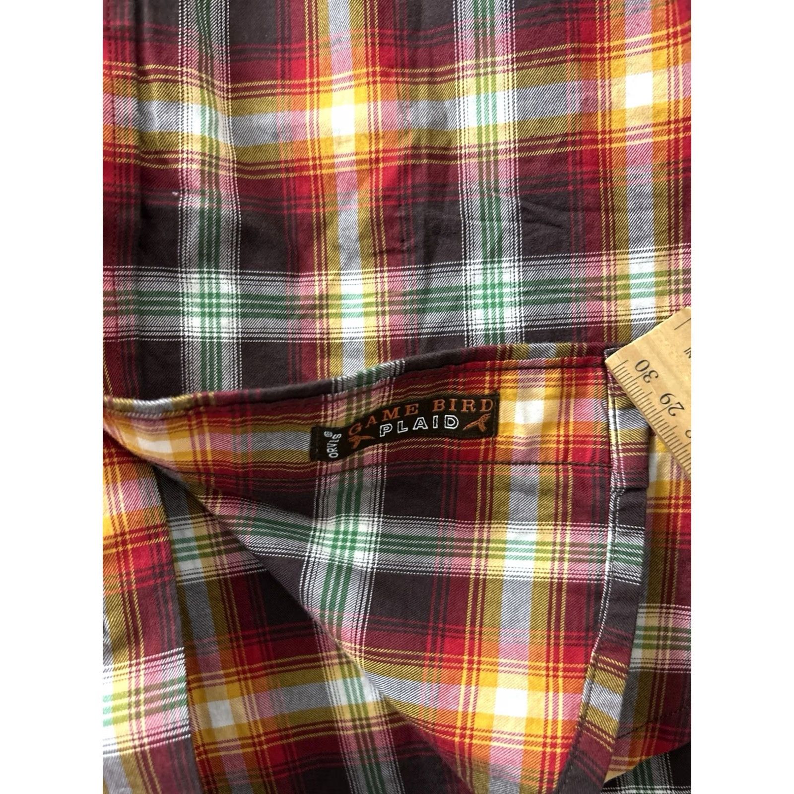 Orvis Orvis Shirt Mens Medium Red Game Bird Plaid Button Down Pockets Long Sleeve Size US M / EU 48-50 / 2 - 7 Thumbnail