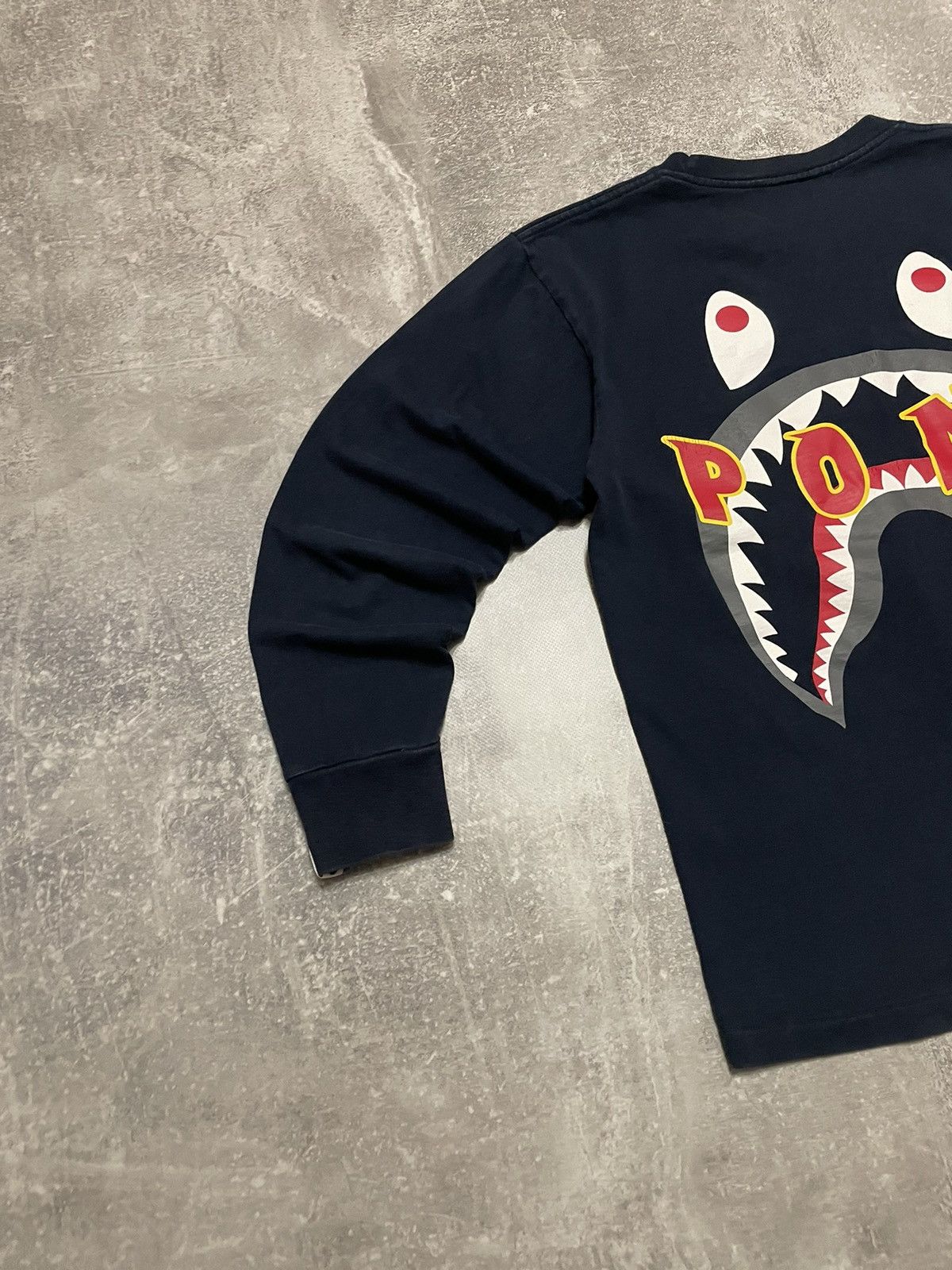 Bape Bape Shark PONR Long Sleeve Size US S / EU 44-46 / 1 - 18 Thumbnail