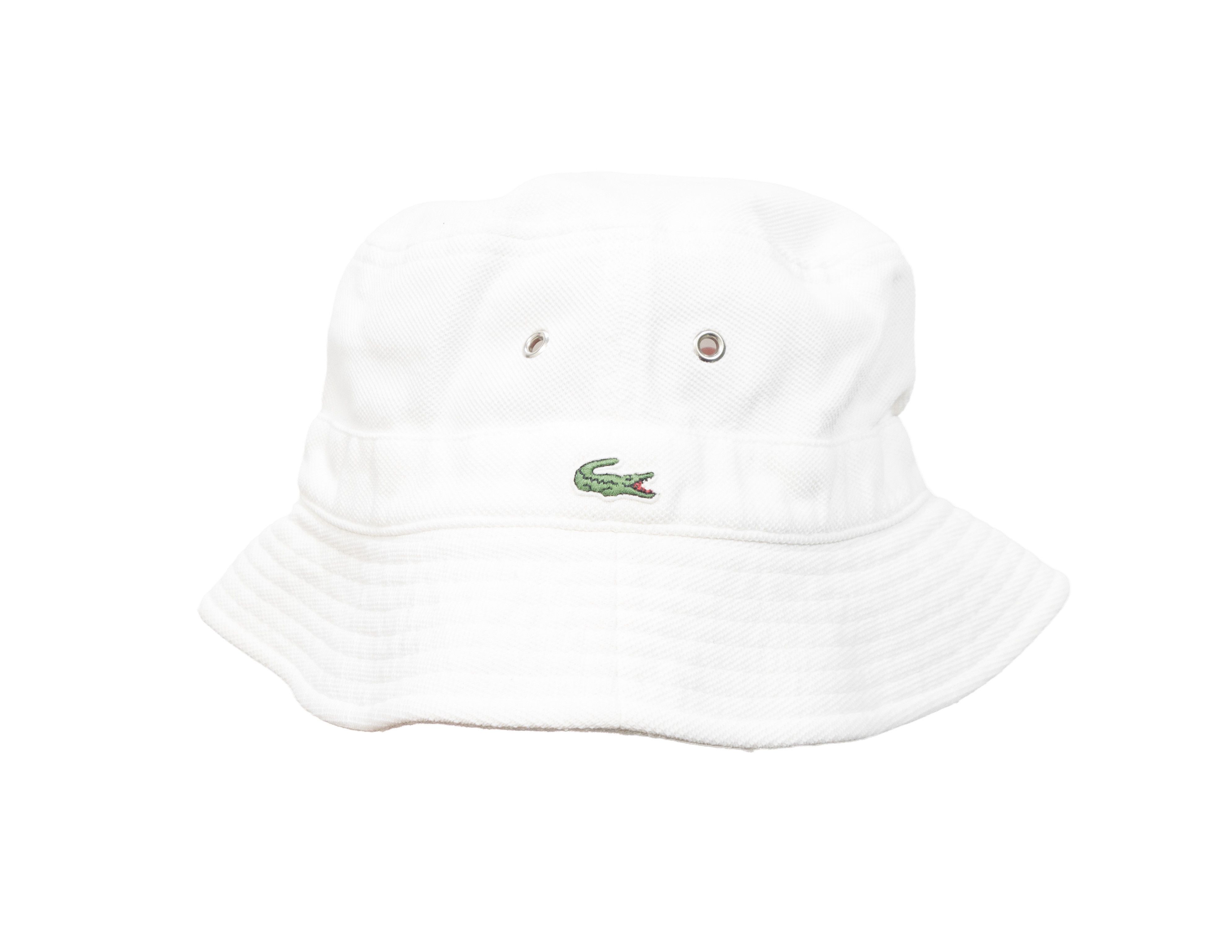 Lacoste 00s Logo Bucket Hat S Size Size ONE SIZE - 2 Thumbnail