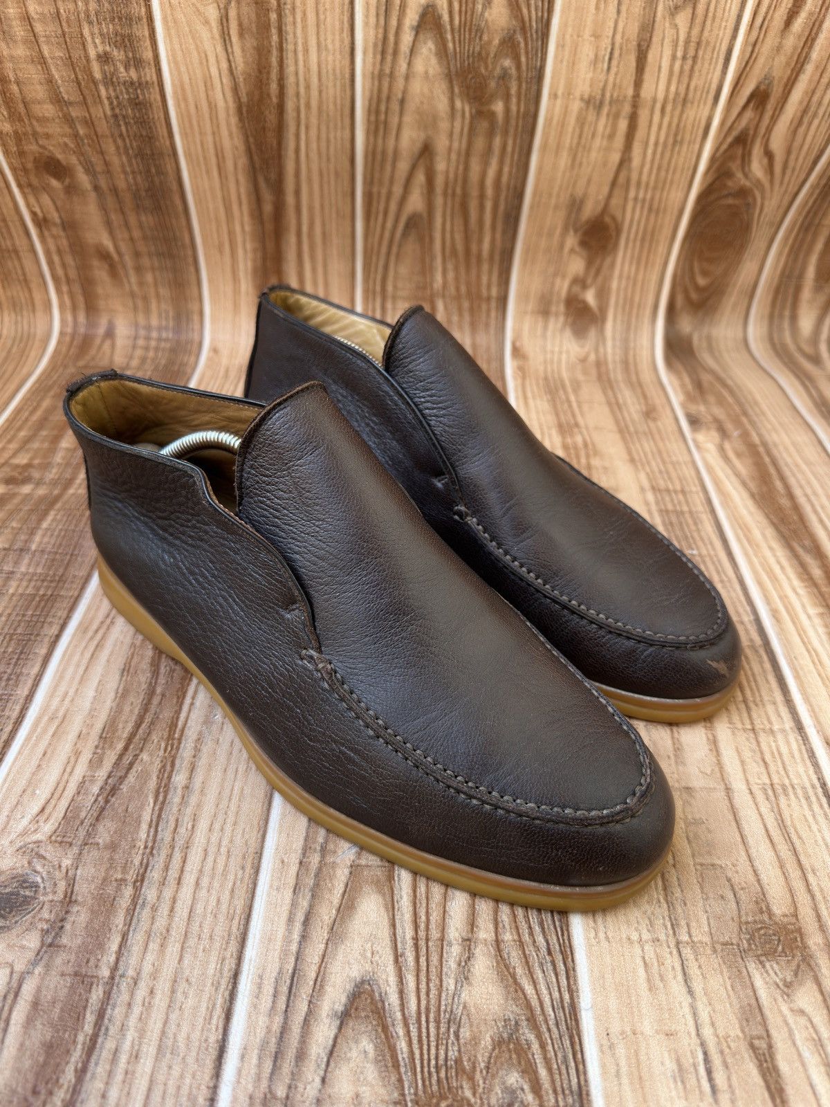 Loro Piana Loro Piana Open Walk Leather Boots Size US 9 / EU 42 - 2 Thumbnail