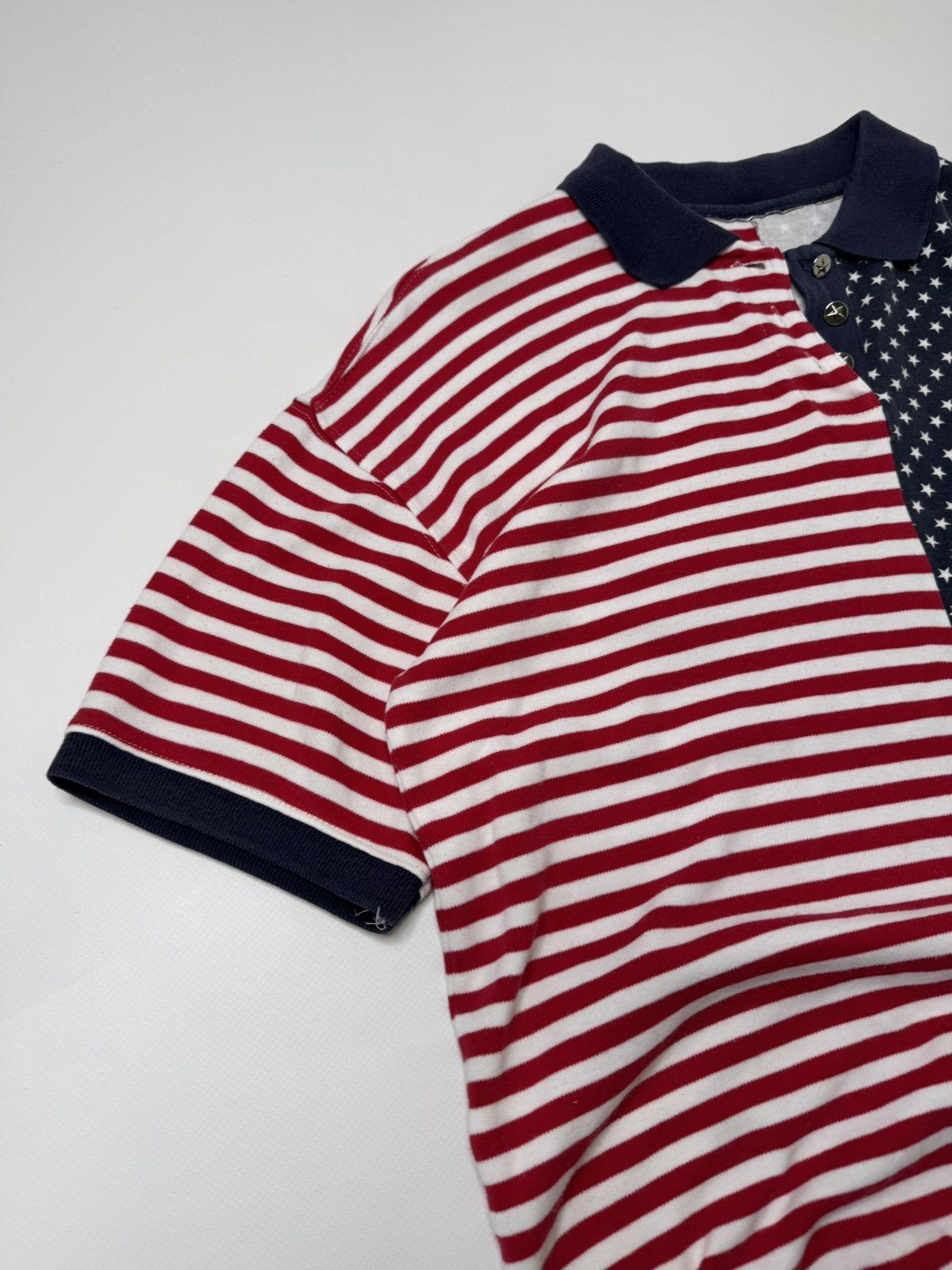 Vintage Vintage drip swag USA flag polo tee chief keef if6was9 lgb Size US M / EU 48-50 / 2 - 4 Thumbnail