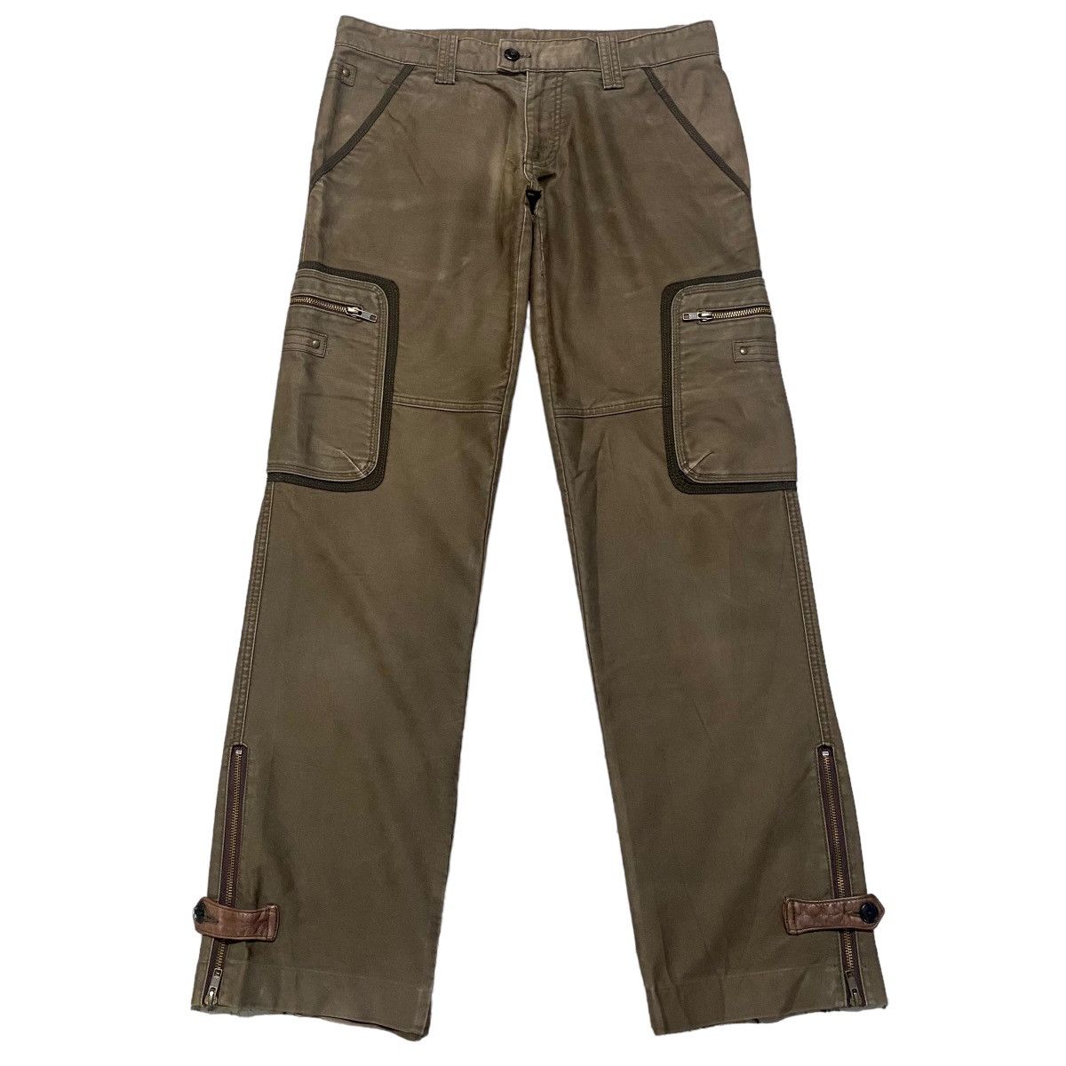 General Research PRIGS JAPAN Moleskin Cotton Cargo Pants Size US 32 / EU 48 - 1 Thumbnail