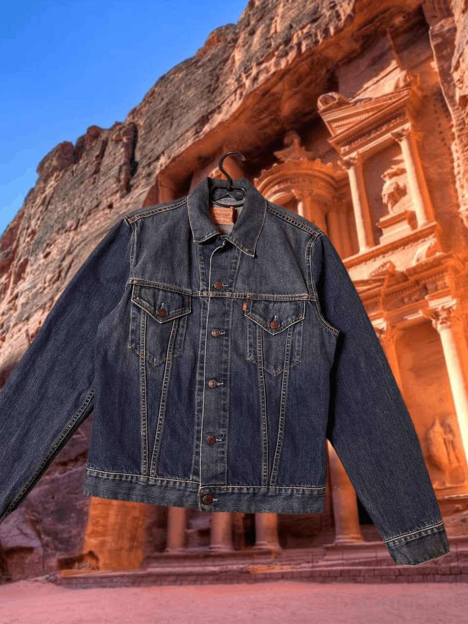 Levi's vintage Y2K Levi's Denim jacket Streetwear Size L / US 10 / IT 46 - 1 Thumbnail
