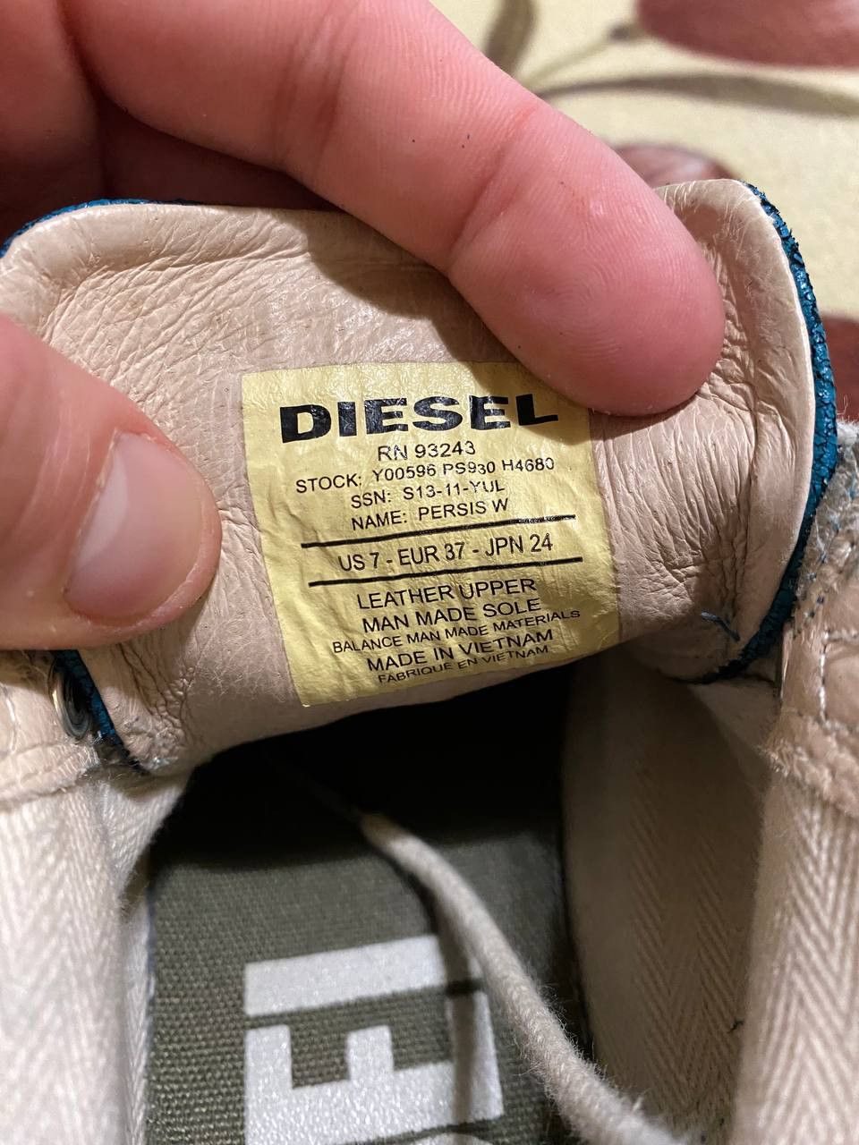 Diesel DIESEL Vintage High Sneakers Streetwear Denim Size US 7 / EU 40 - 9 Thumbnail