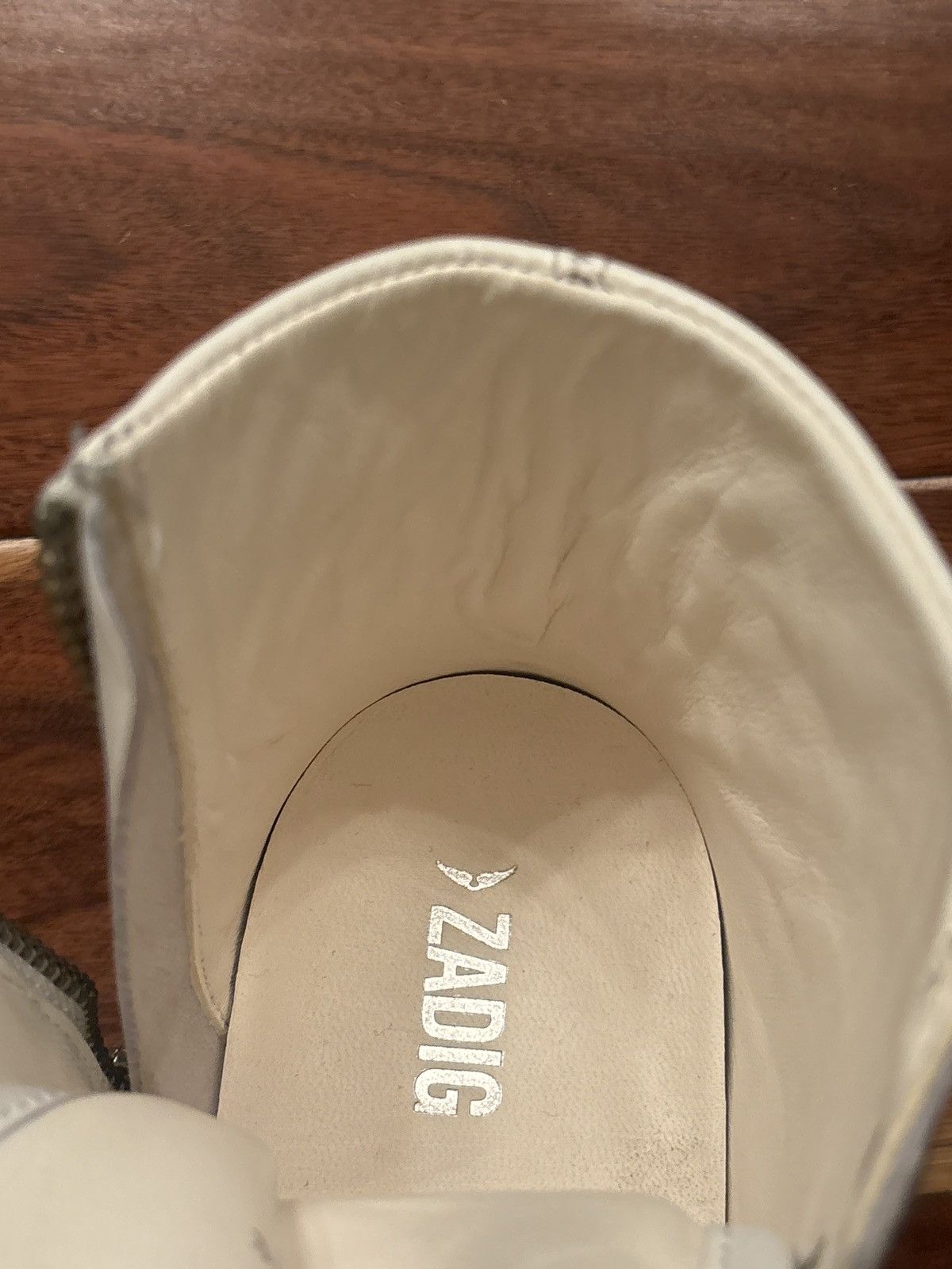 Zadig & Voltaire Zadig & Voltaire White High Tops Size US 8 / IT 38 - 9 Thumbnail