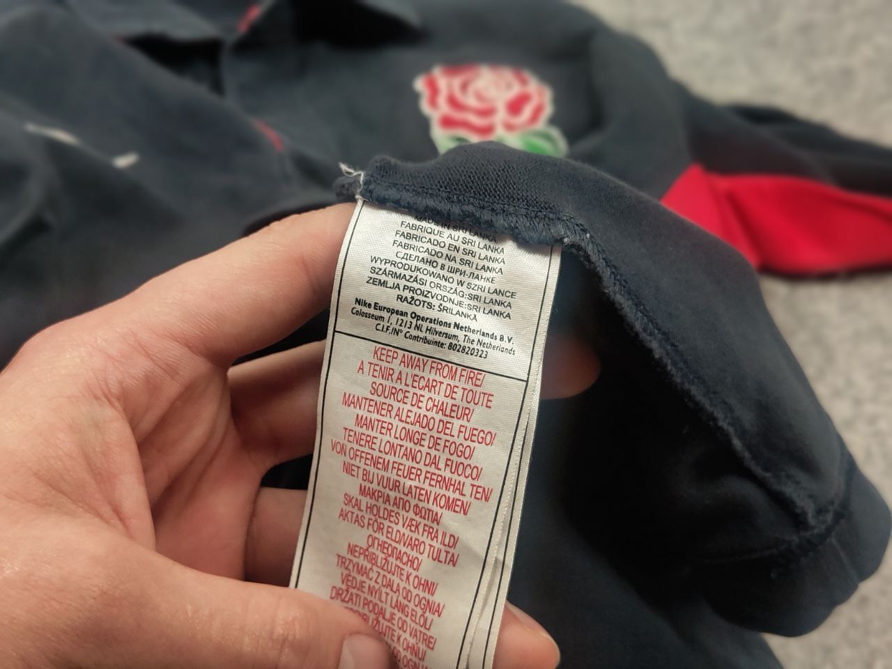 Nike Vintage Nike England Rugby League Jersey O2 Long Sleeve Size US XL / EU 56 / 4 - 17 Thumbnail
