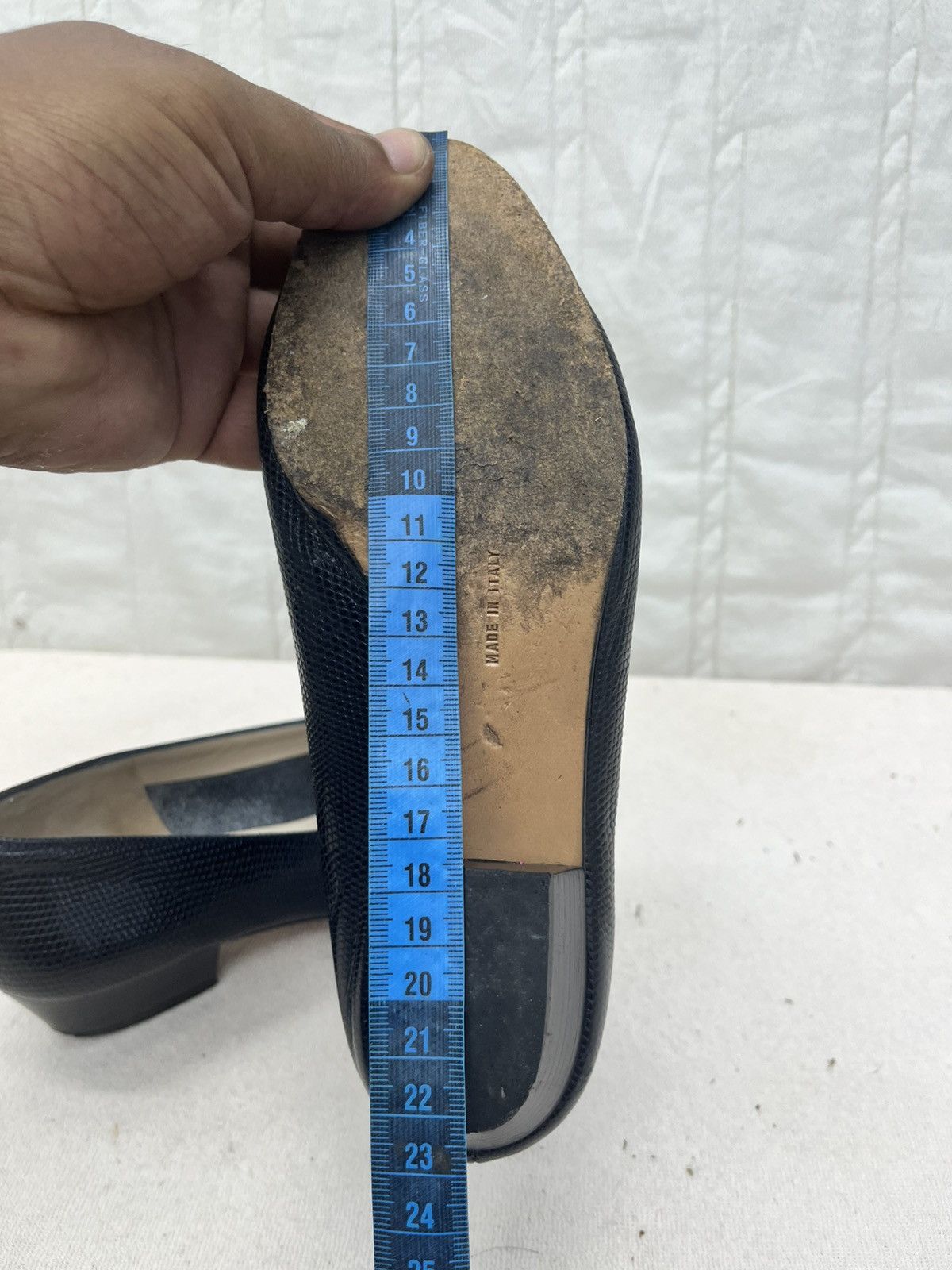 Salvatore Ferragamo SALVATORE FERRAGAMO PUMPS BLUE LEATHER SHOE Size US 5 / IT 35 - 12 Thumbnail