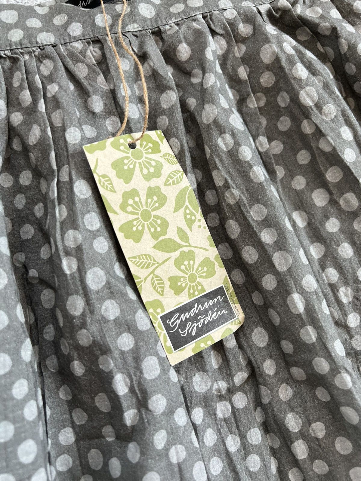 Gudrun Sjoden NEW Gudrun Sjoden Polka Dot Print Long Skirt Size S Sjöden Size 26" / US 2 / IT 38 - 6 Thumbnail
