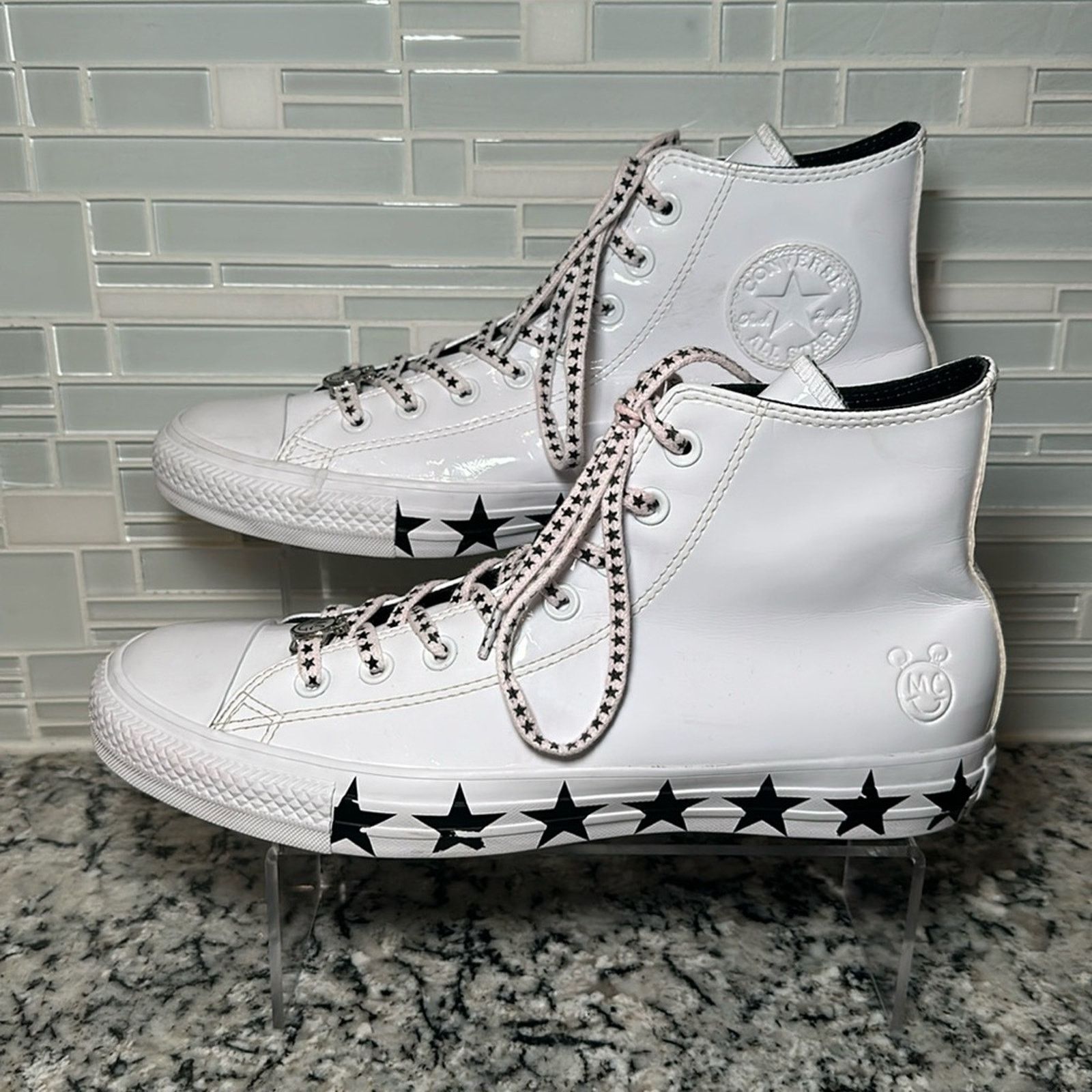 Converse miley cyrus white best sale