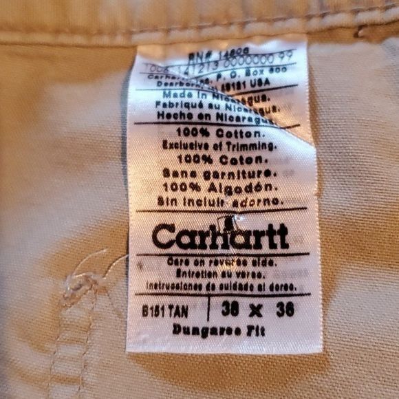 Carhartt Carhartt Vintage Cargo Tan Sz. 38x34 Khaki's Size US 38 / EU 54 - 7 Thumbnail