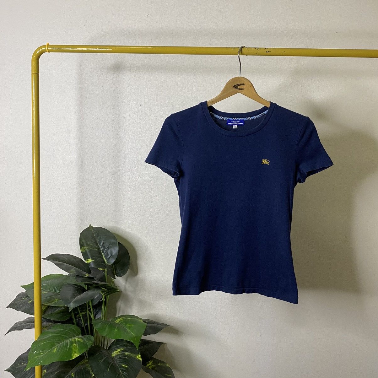 Burberry Burberry London Blue Label Navy Blank Women T Shirt Size S / US 4 / IT 40 - 1 Thumbnail