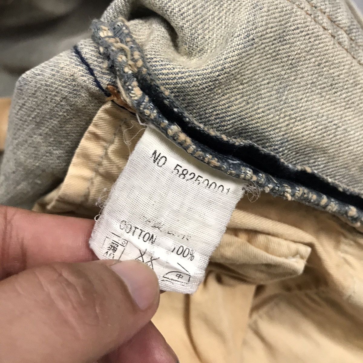 If Six Was Nine FLARE GOA DISTRESSED DENIM BOOT CUT RUSTY DENIM PANTS Size US 30 / EU 46 - 21 Thumbnail