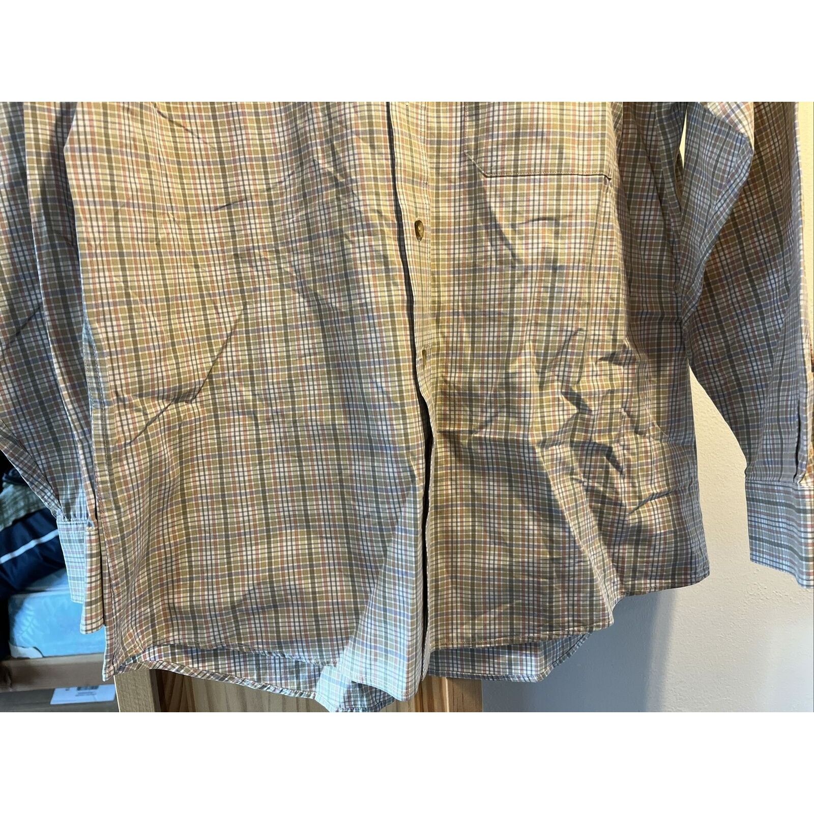 Pendleton Pendleton Men’s M Green Brown check LS broadway cloth shirt Size US M / EU 48-50 / 2 - 8 Thumbnail