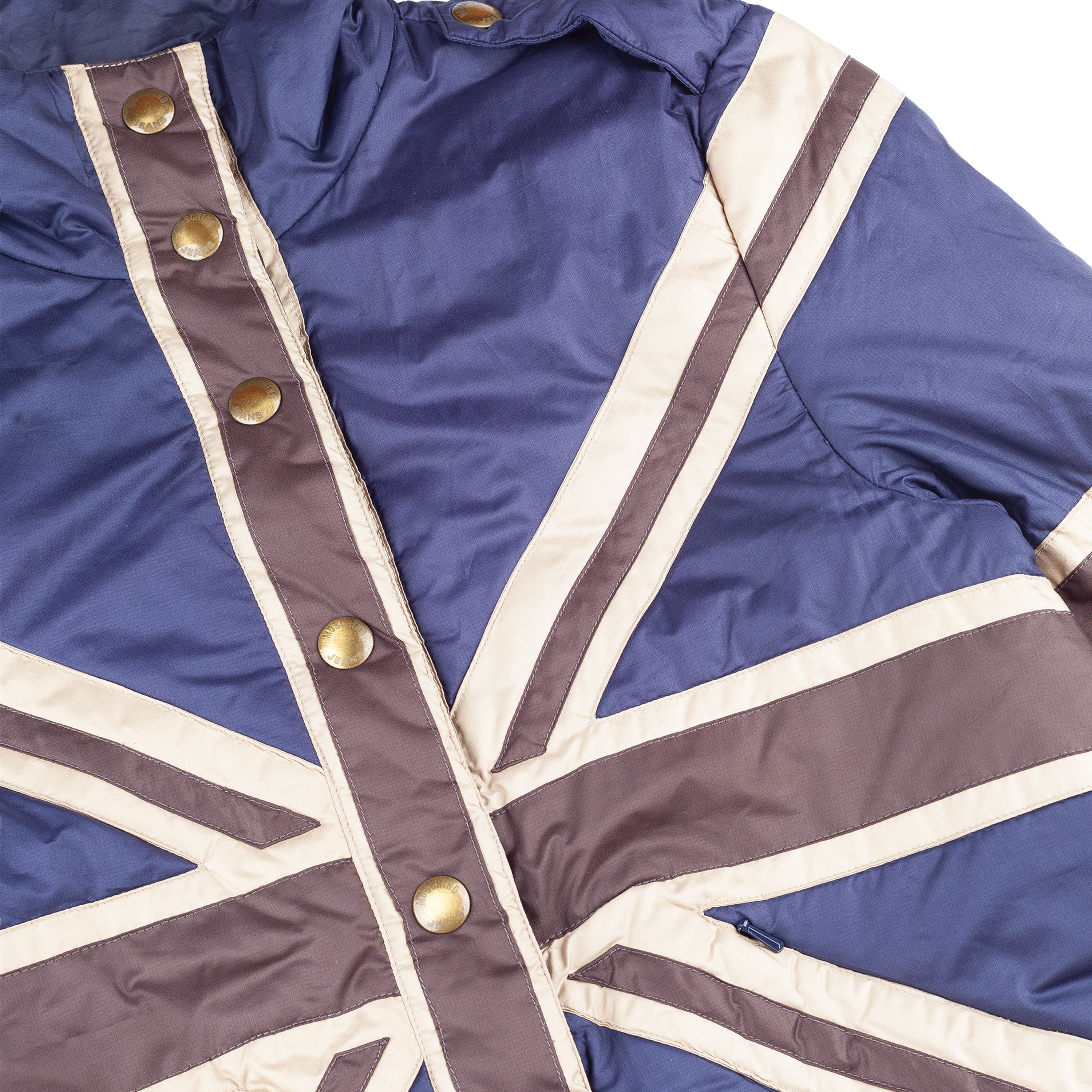 Moschino Moschino Union Jack UK Vintage Light Puffer Jacket (M) Size US M / EU 48-50 / 2 - 3 Thumbnail