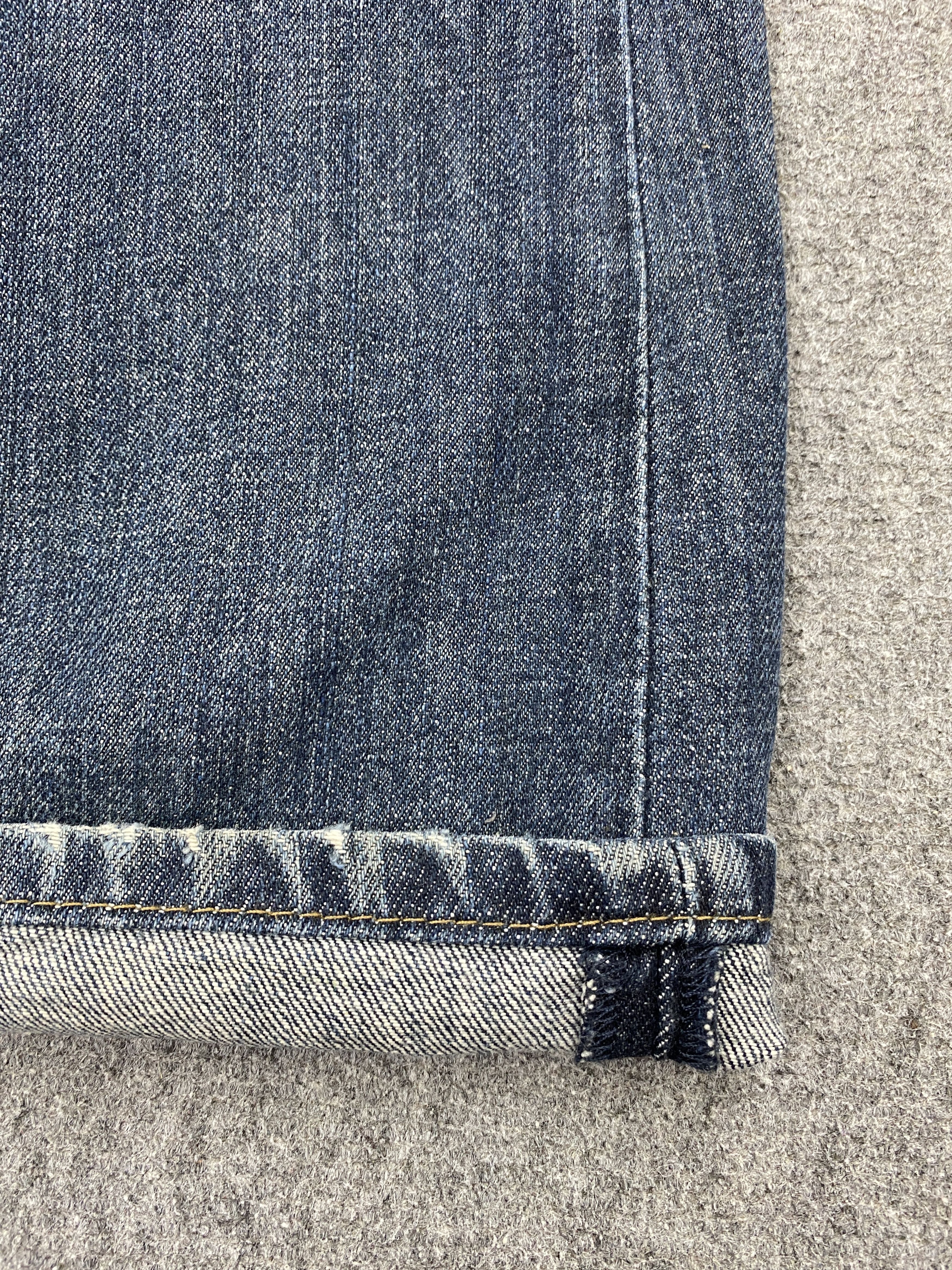 Levi's Vintage Distressed Levis 527 Flared Bootcut Blue Jeans S0045 Size US 35 - 13 Thumbnail