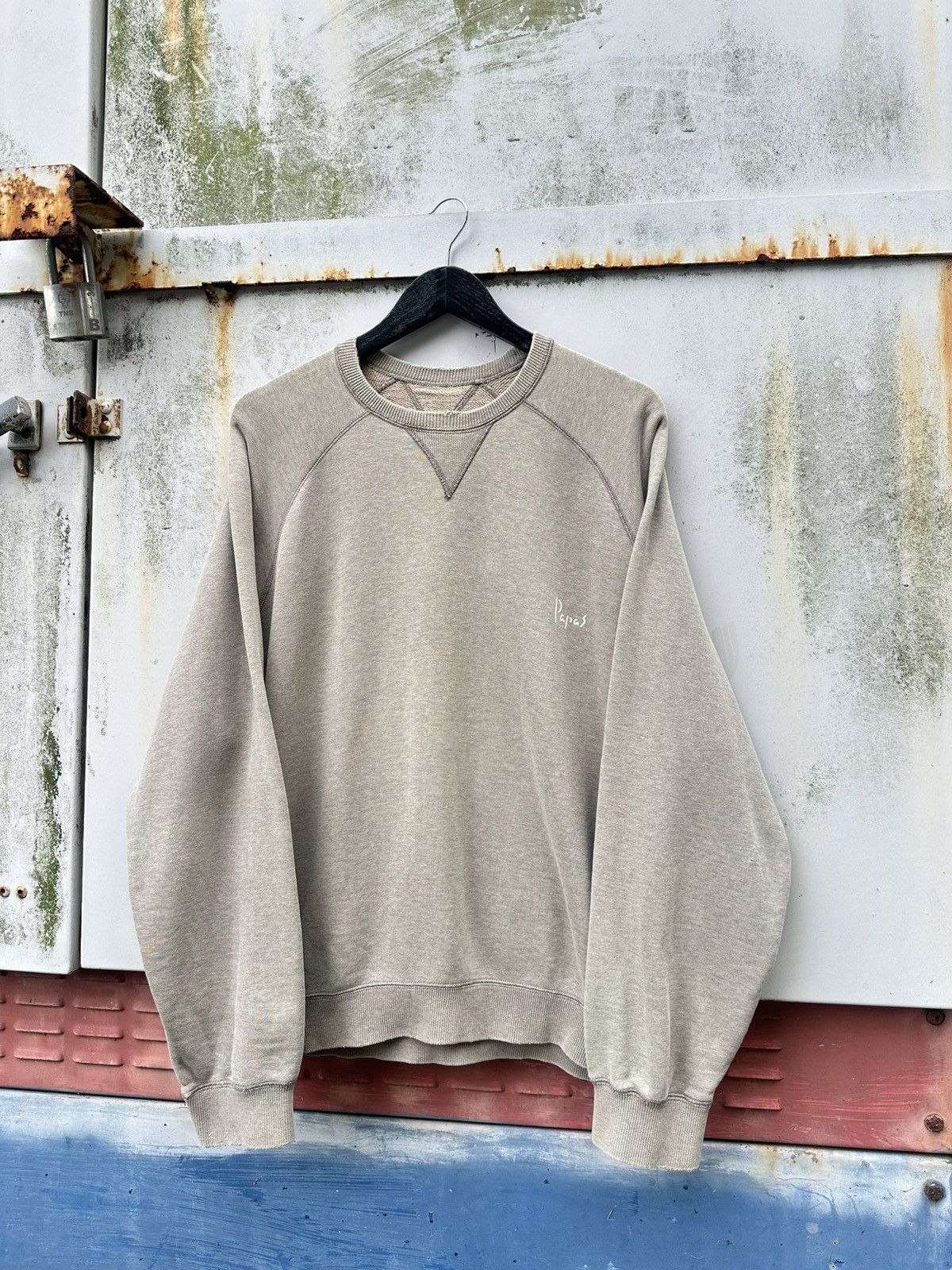 Vintage THRASHED PAPA’S Grunge Baggy Crewneck