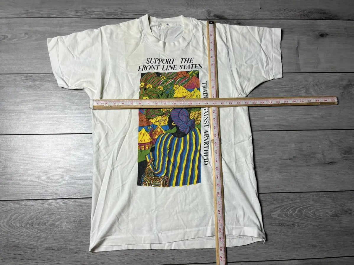 Band Tees Vintage Support the front line states Tshirt 90s Size US M / EU 48-50 / 2 - 6 Thumbnail