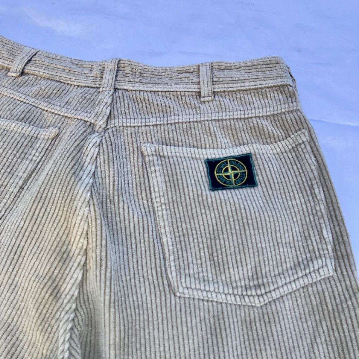 C.P. Company × Stone Island Vintage 90s Stone Island Marina Corduroy Pants Size US 32 / EU 48 - 14 Thumbnail