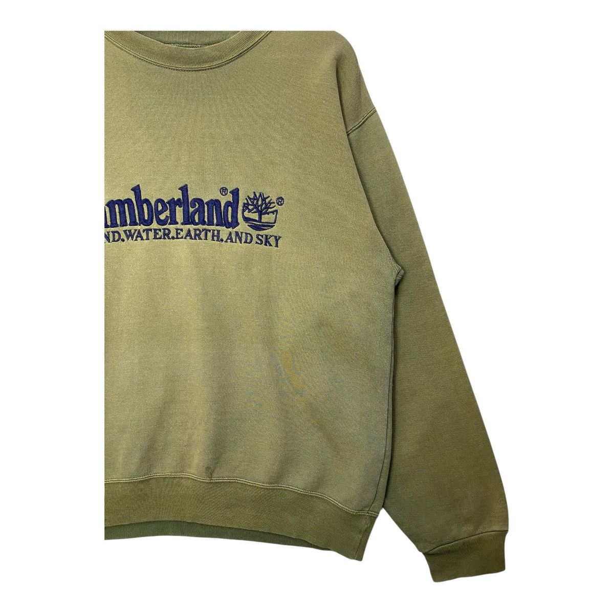 Timberland Vintage Timberland Sweatshirt Spellout Sun Faded Size M Size US M / EU 48-50 / 2 - 3 Thumbnail