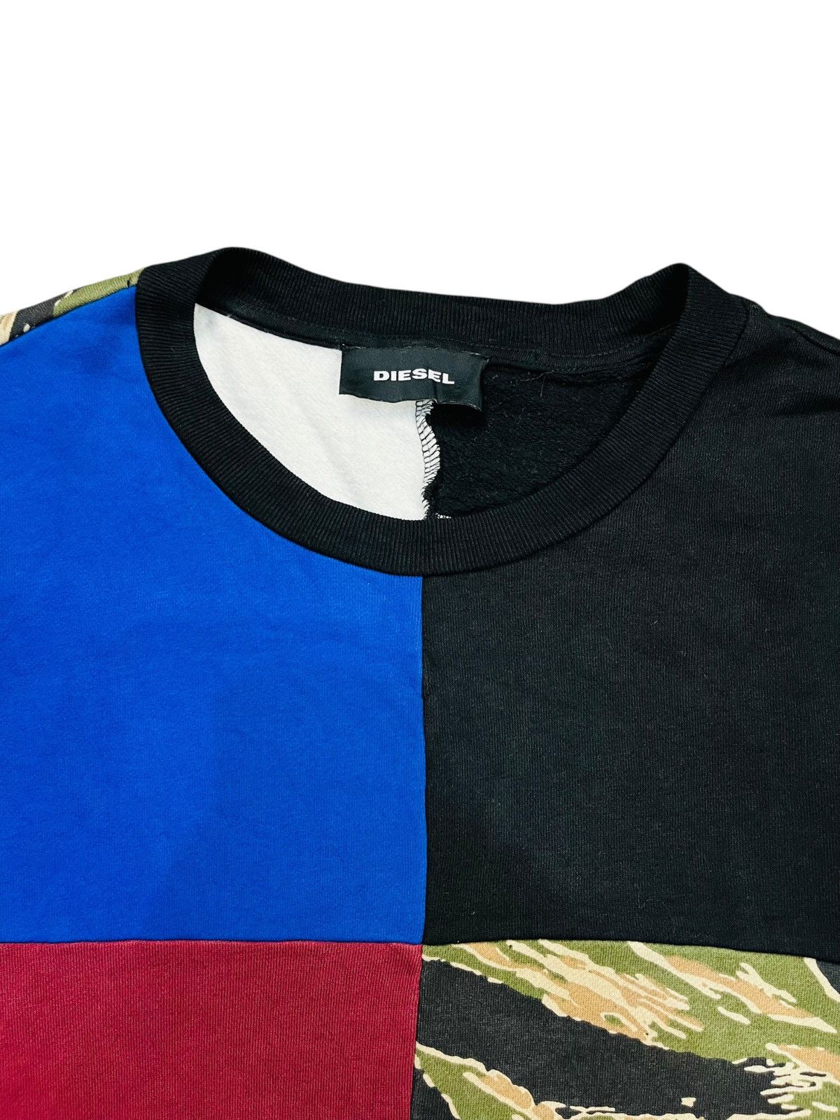 Diesel 2016 Diesel - Camo Patchwork Sweatshirt Size US M / EU 48-50 / 2 - 4 Thumbnail