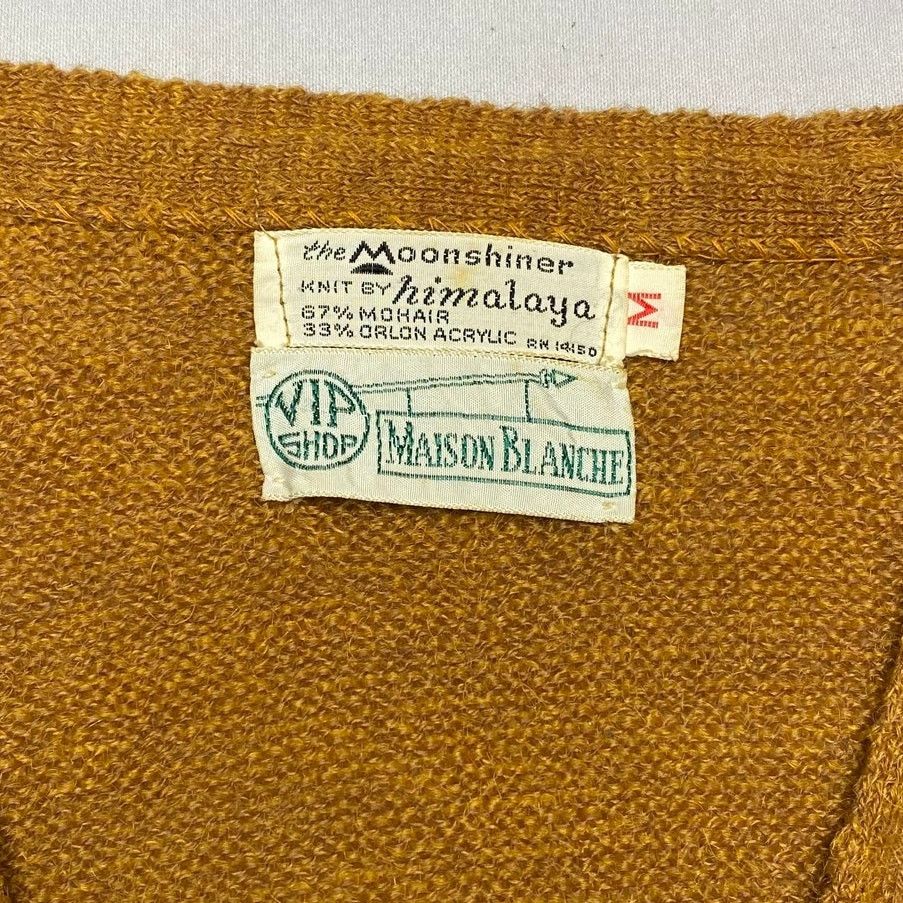 Vintage Vintage 60s Moonshiner Knit Himalaya Mohair Cardigan Medium Size US M / EU 48-50 / 2 - 4 Thumbnail