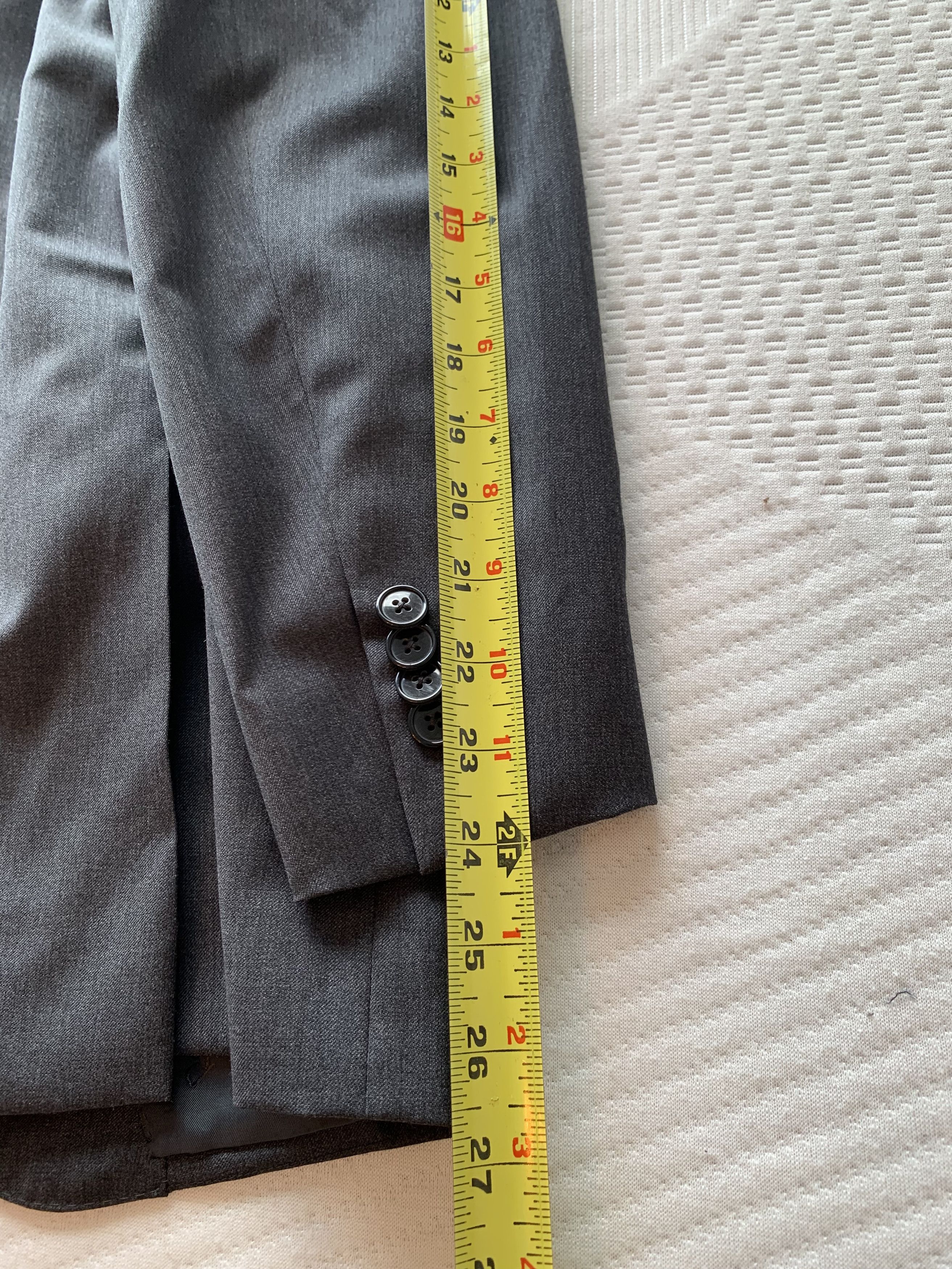 Ravazzolo Ravazzolo Grey Blazer Jacket Size 42R Size 42R - 10 Thumbnail