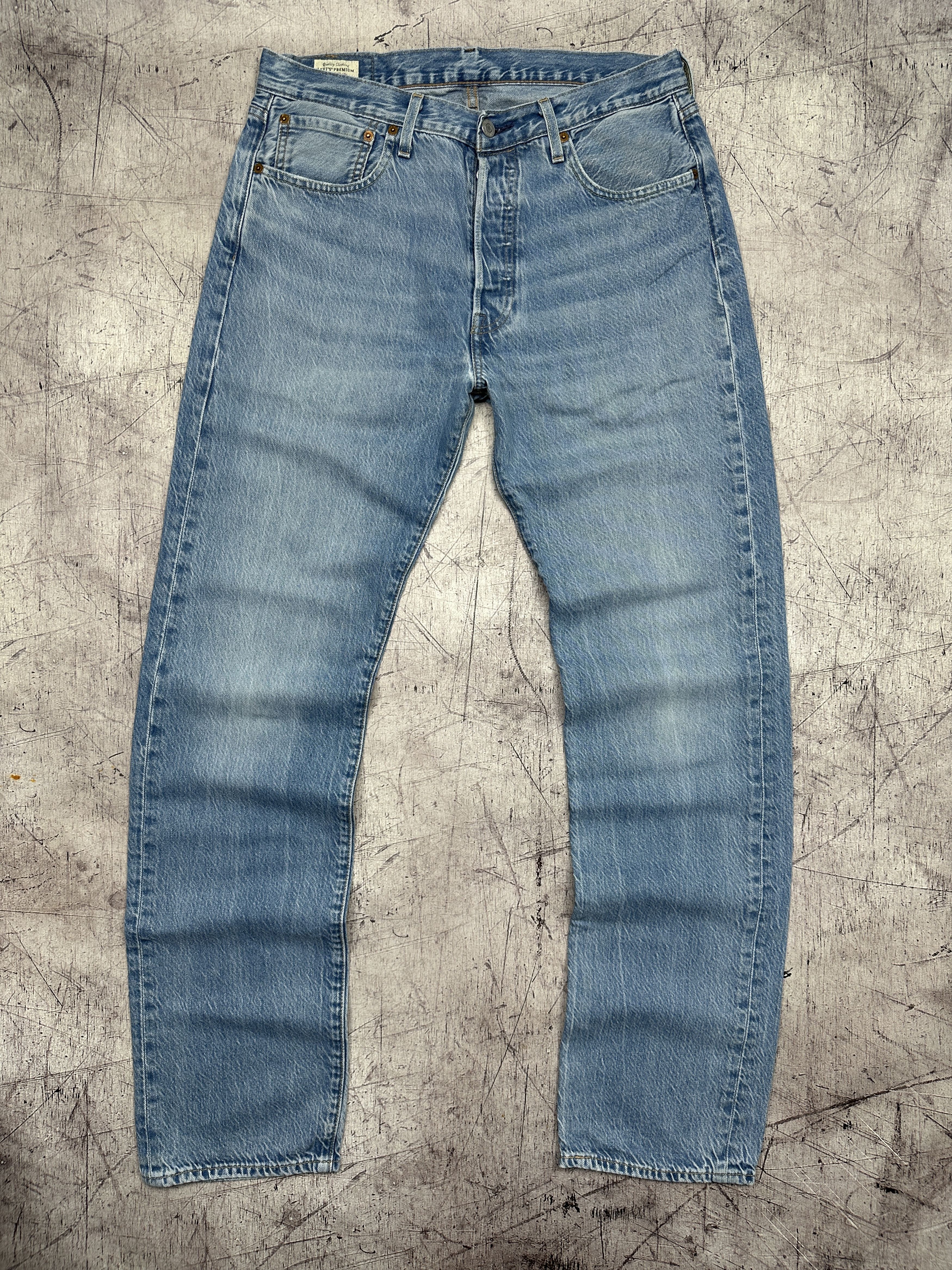 Levi's Levi's 501 Mens Premium Denim Pants Big E Jeans Size 33 x 34 Size US 33 - 5 Thumbnail