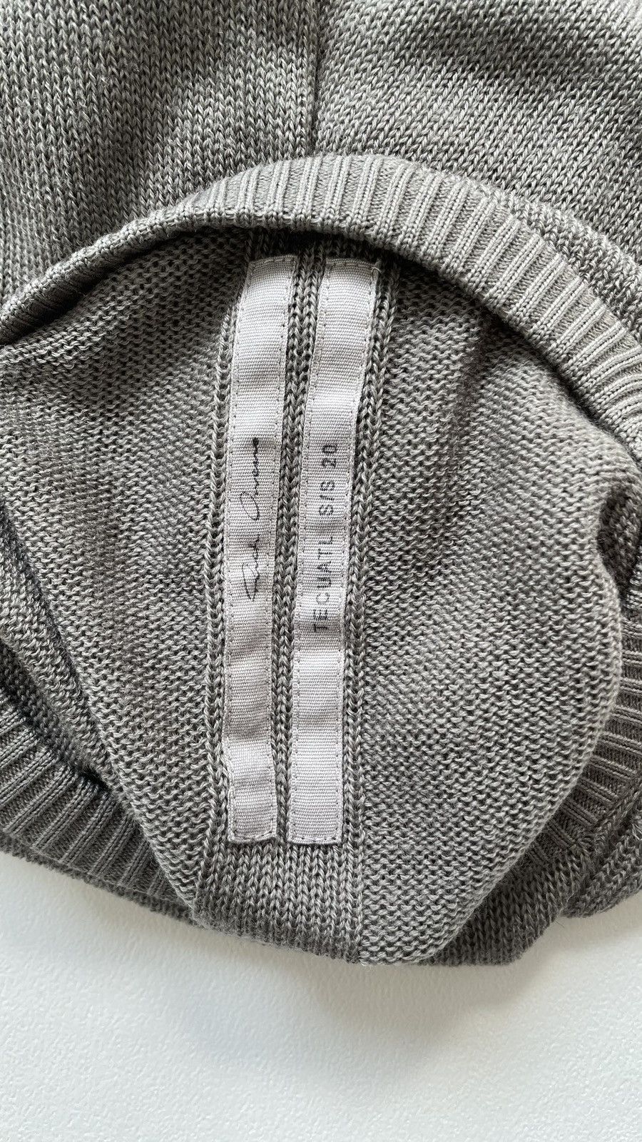 Rick Owens S/S 20 ‘Tecuatl’ Panelled Wool Sweater Size US M / EU 48-50 / 2 - 5 Thumbnail
