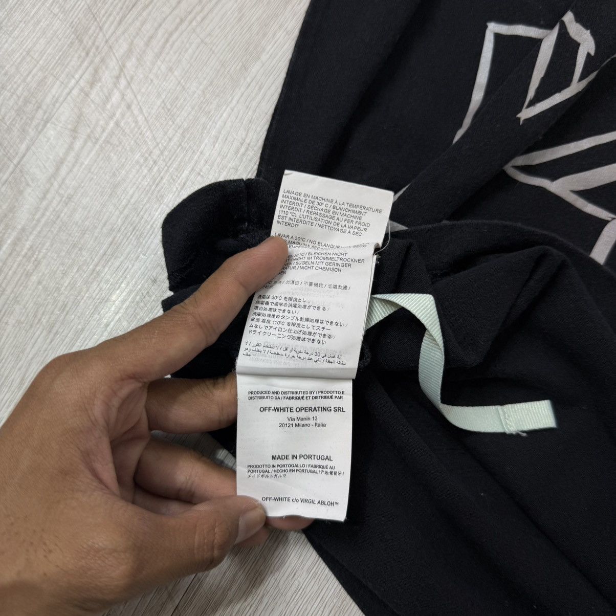 Off-White OFF-WHITE c/o Virgil Abloh reflective marker arrows tee blac Size US XL / EU 56 / 4 - 8 Thumbnail