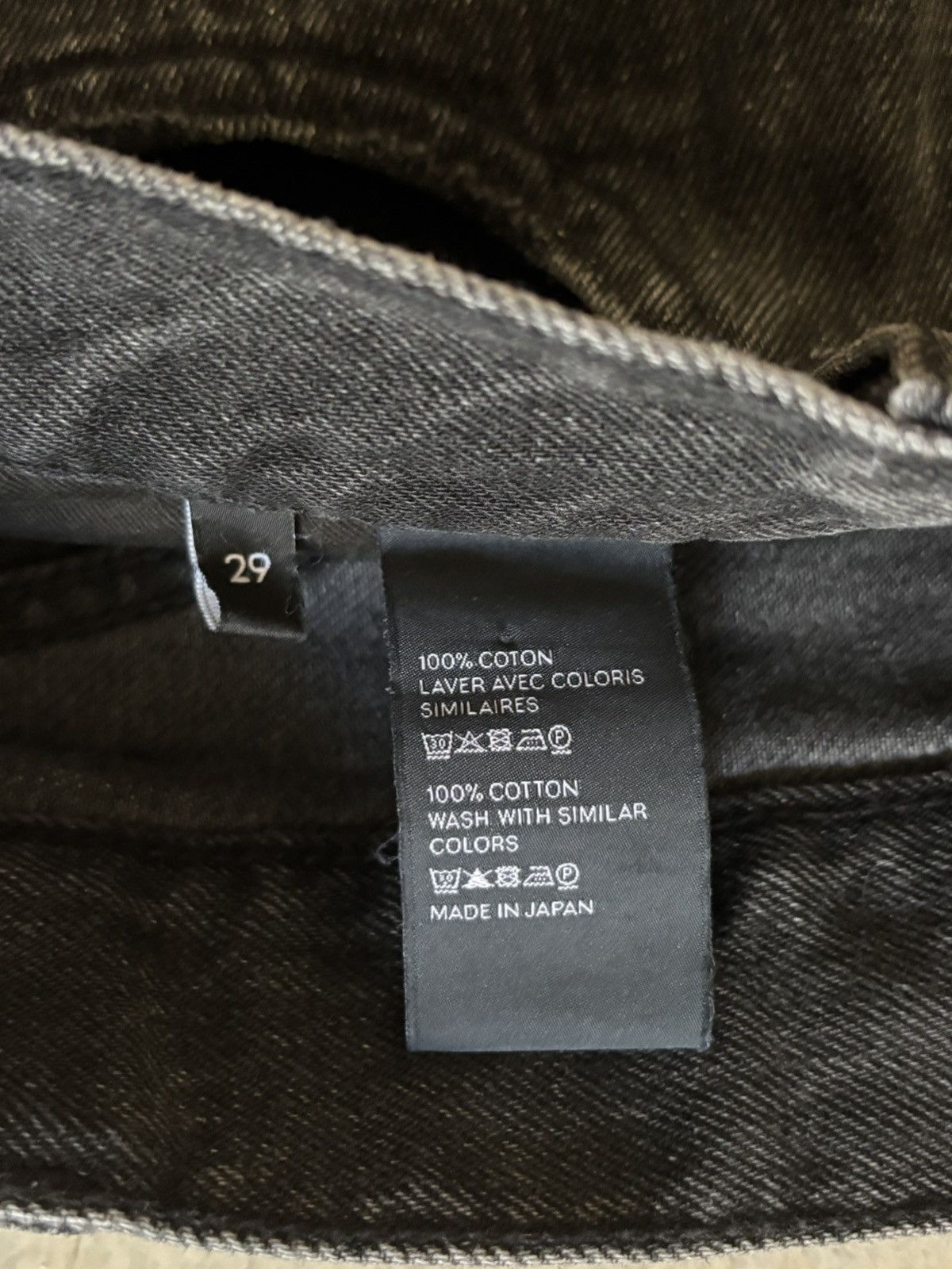 Celine Celine Kurt Straight leg distressed denim Size US 29 - 5 Thumbnail